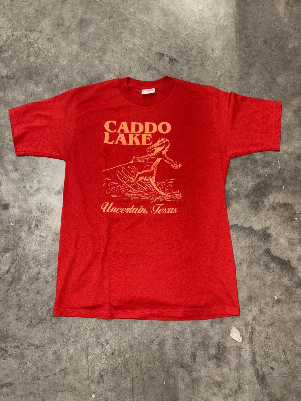 Lacoste × Polo Ralph Lauren × Vintage Vtg Sunbelt Sportwear Caddo Lake t shirt Sz M Size US M / EU 48-50 / 2 - 1 Thumbnail