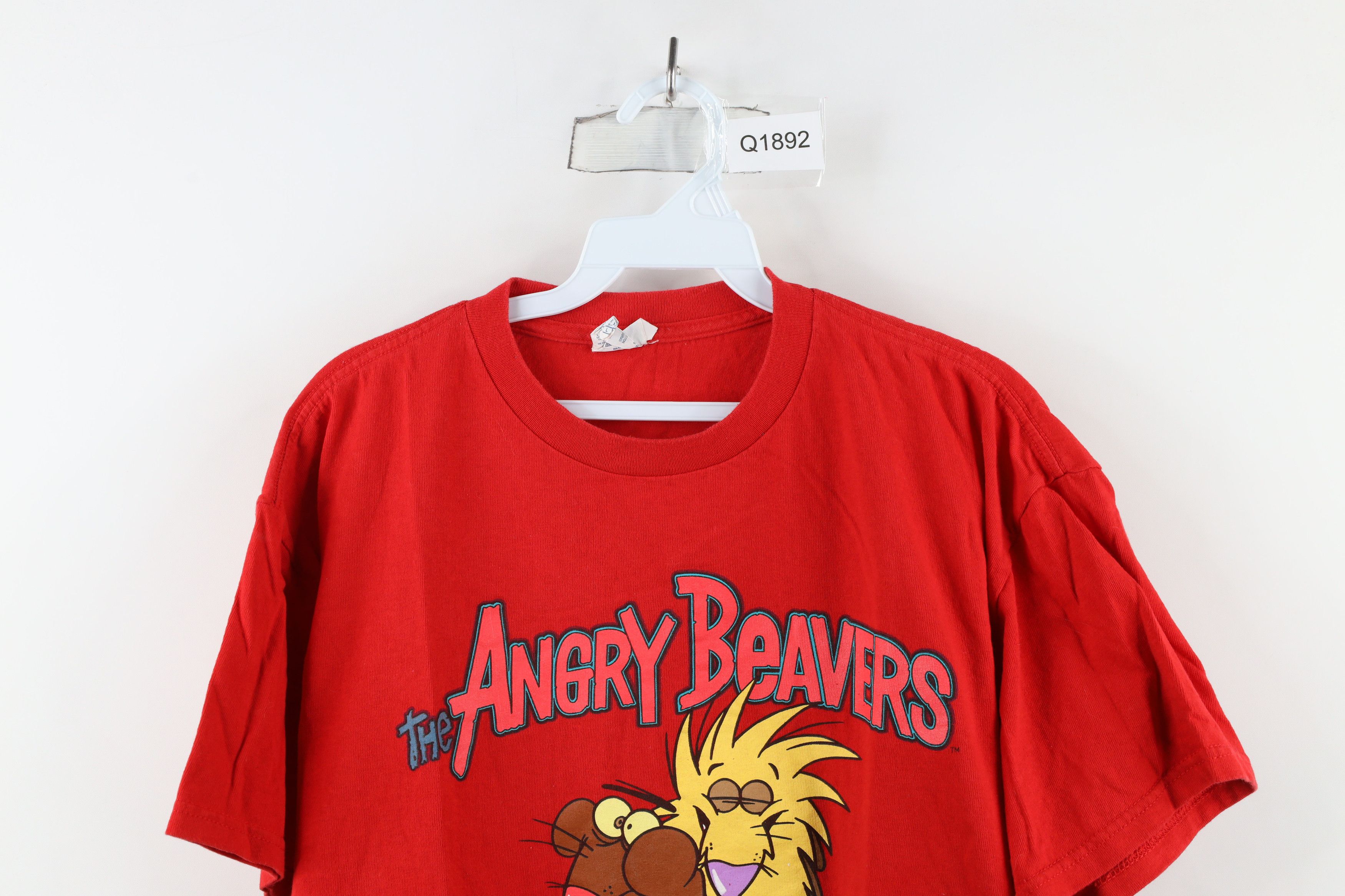 Vintage Vintage Y2K The Angry Beavers Cartoon Short Sleeve T-Shirt Size US L / EU 52-54 / 3 - 2 Thumbnail