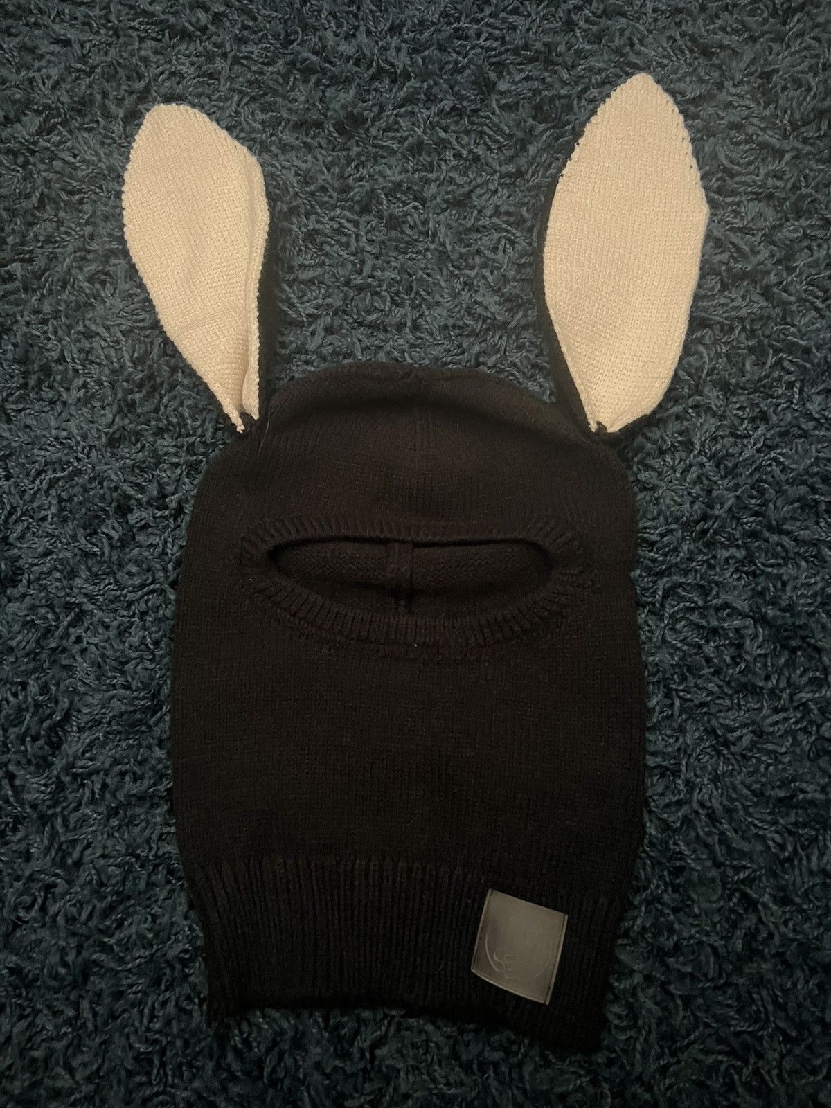 image of Gleb Kostin Solutions Gleb Koston Bunny Mask Balaclava in Black, Men's