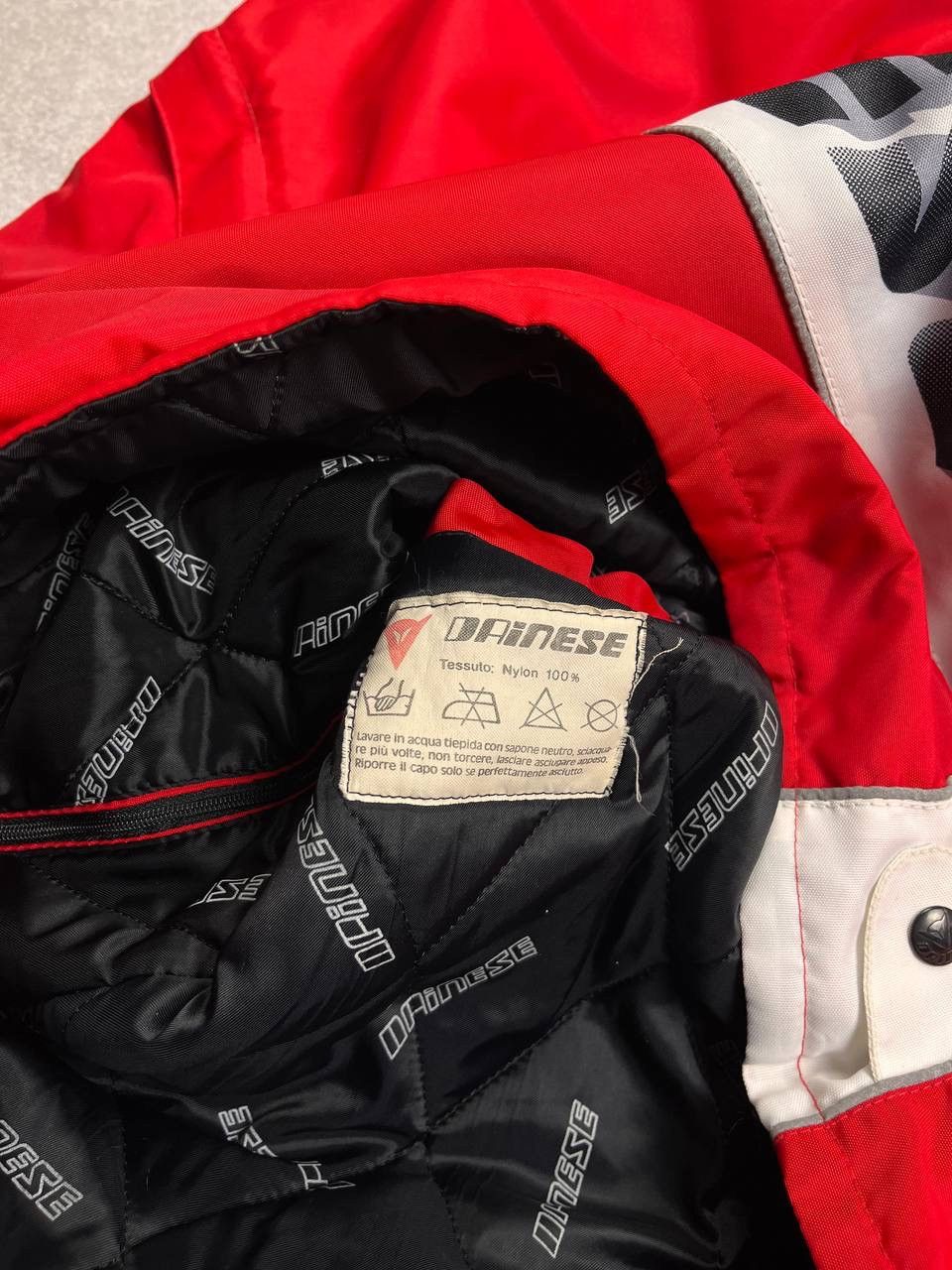 Dainese × Vintage Vintage 2in1 Dainese Red Moto Modular Jacket L Y2K Size US L / EU 52-54 / 3 - 5 Thumbnail