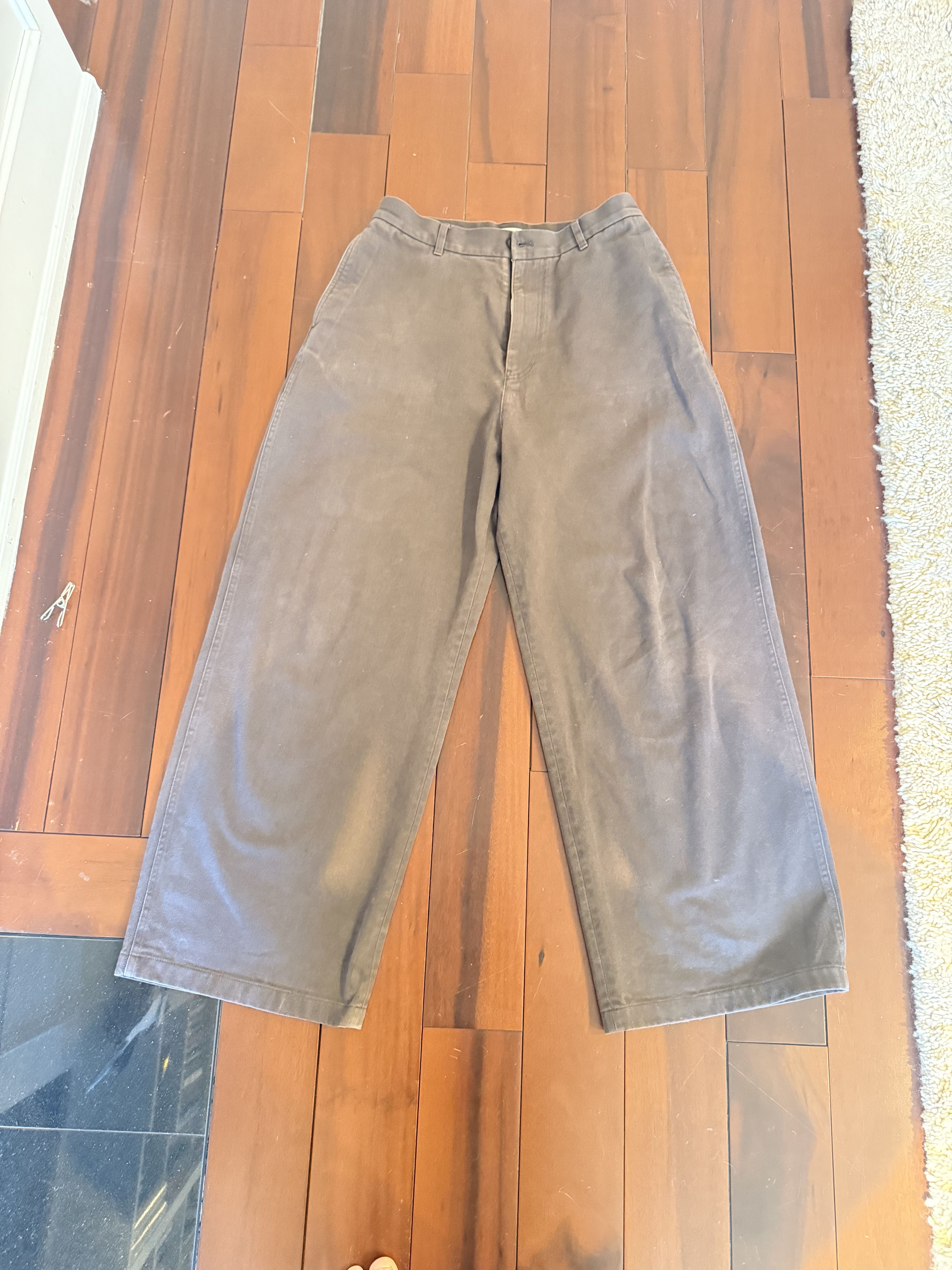 Acne Studios Acne Studios Brown Wide Leg FN-MN-TROU000963 Size US 30 / EU 46 - 1 Thumbnail