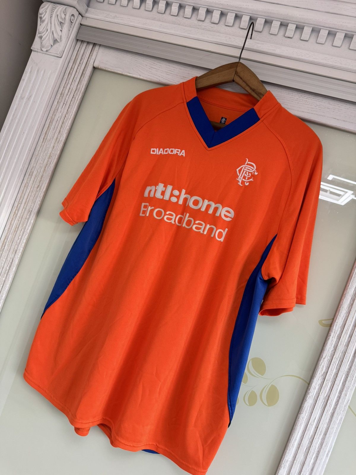 Diadora Vintage Rangers Glasgow 2002-2003 Away Soccer Jersey Kit Size US XXL / EU 58 / 5 - 3 Thumbnail