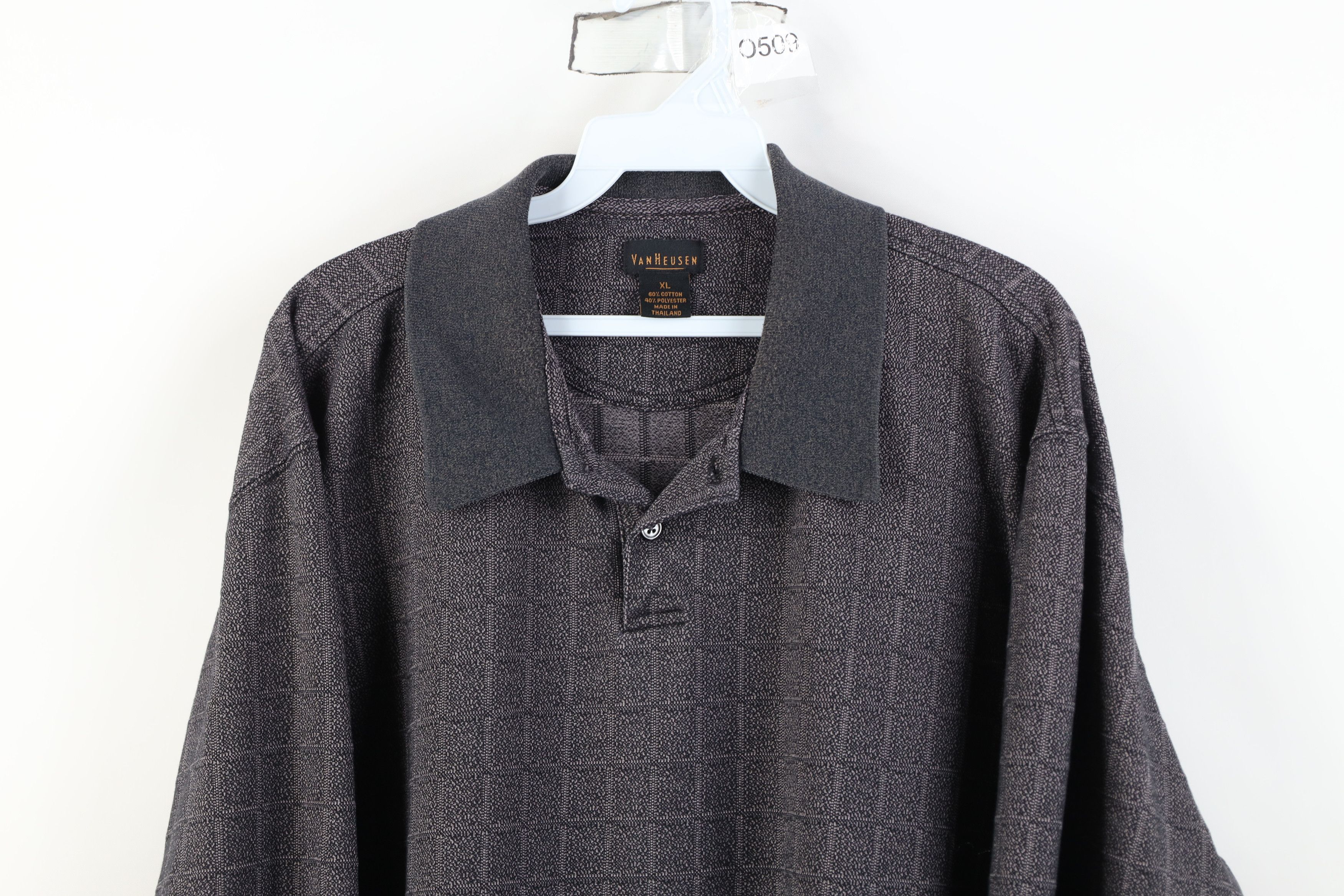 Vintage Vintage 90s Y2K Streetwear Collared Long Sleeve Rugby Polo Size US XL / EU 56 / 4 - 2 Thumbnail