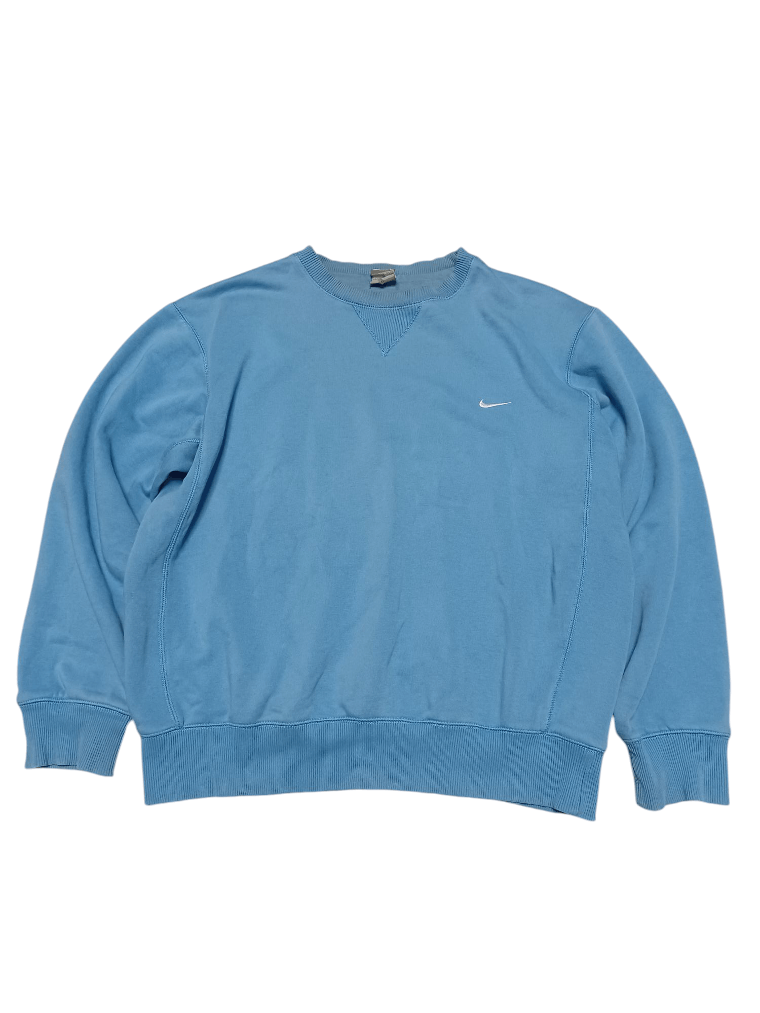 Nike NIKE VINTAGE 2007 FIRE SKY BLUE SWEATSHIRT DRILL Y2K Size US L / EU 52-54 / 3 - 1 Thumbnail