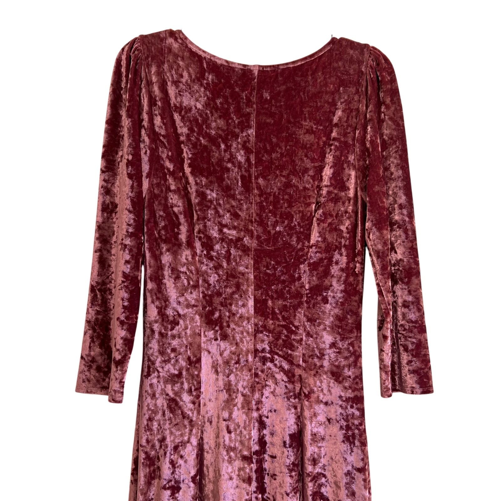 CAROLINE CONSTAS Caroline Constas Maxi velvet dress pink size S C6 Size S / US 4 / IT 40 - 4 Thumbnail