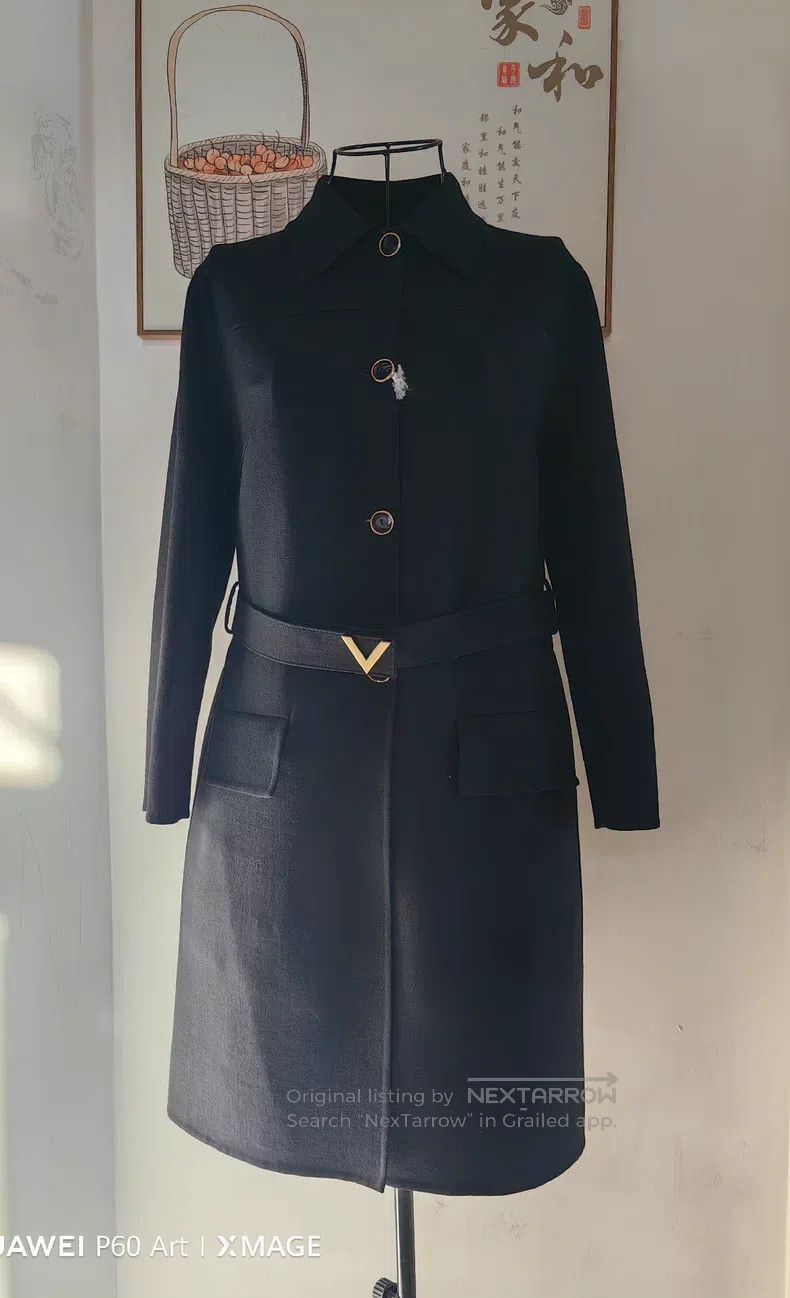Valentino Valentino Black reversible wool trench coat Size S / US 4 / IT 40 - 1 Thumbnail