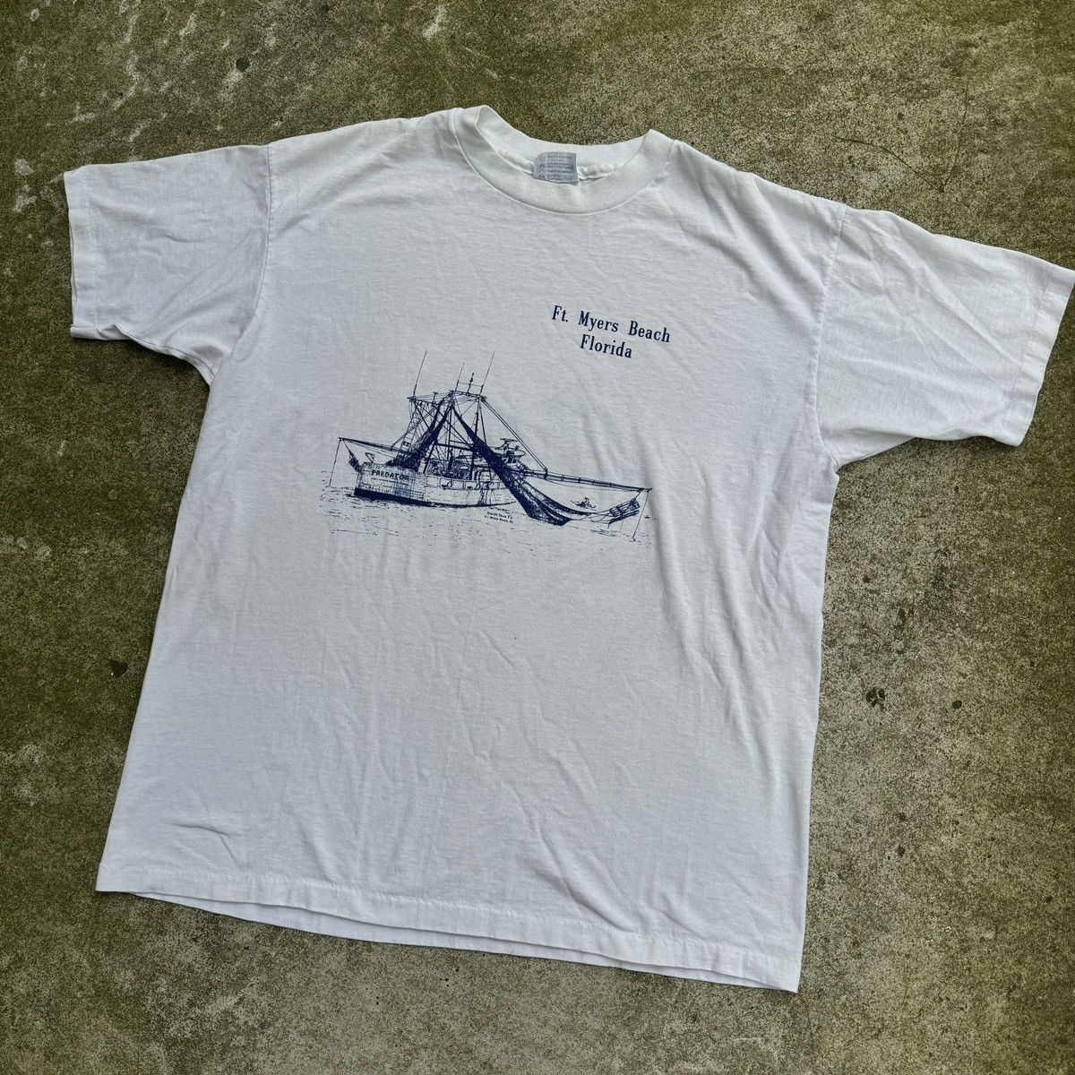 Vintage Thrashed Faded Distressed Sailboat Shirt ERD Grunge Chrome Size US XL / EU 56 / 4 - 9 Thumbnail