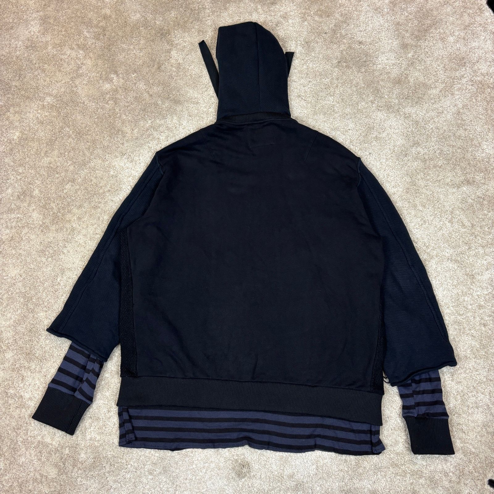 LongJourney LongJourney Deconstructed Hoodie Men's Large Grunge Punk Emo Size US L / EU 52-54 / 3 - 3 Thumbnail