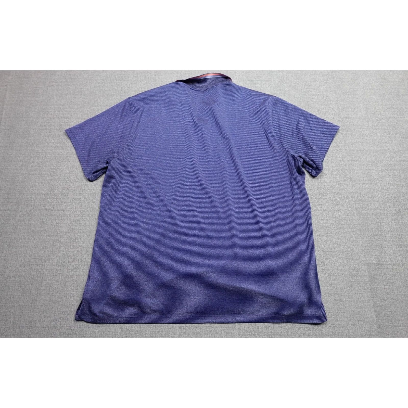 Nike Nike Dri-FIT Polo Mens 2XL Blue Stripe Performance Lightweight Stretch Golf Shirt Size US XXL / EU 58 / 5 - 4 Thumbnail