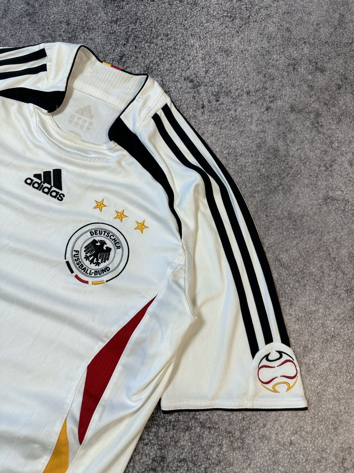 Adidas × Vintage Vintage Adidas Germany 06/07 Soccer Jersey Blokecore Rare Size US XXS / EU 40 - 2 Thumbnail