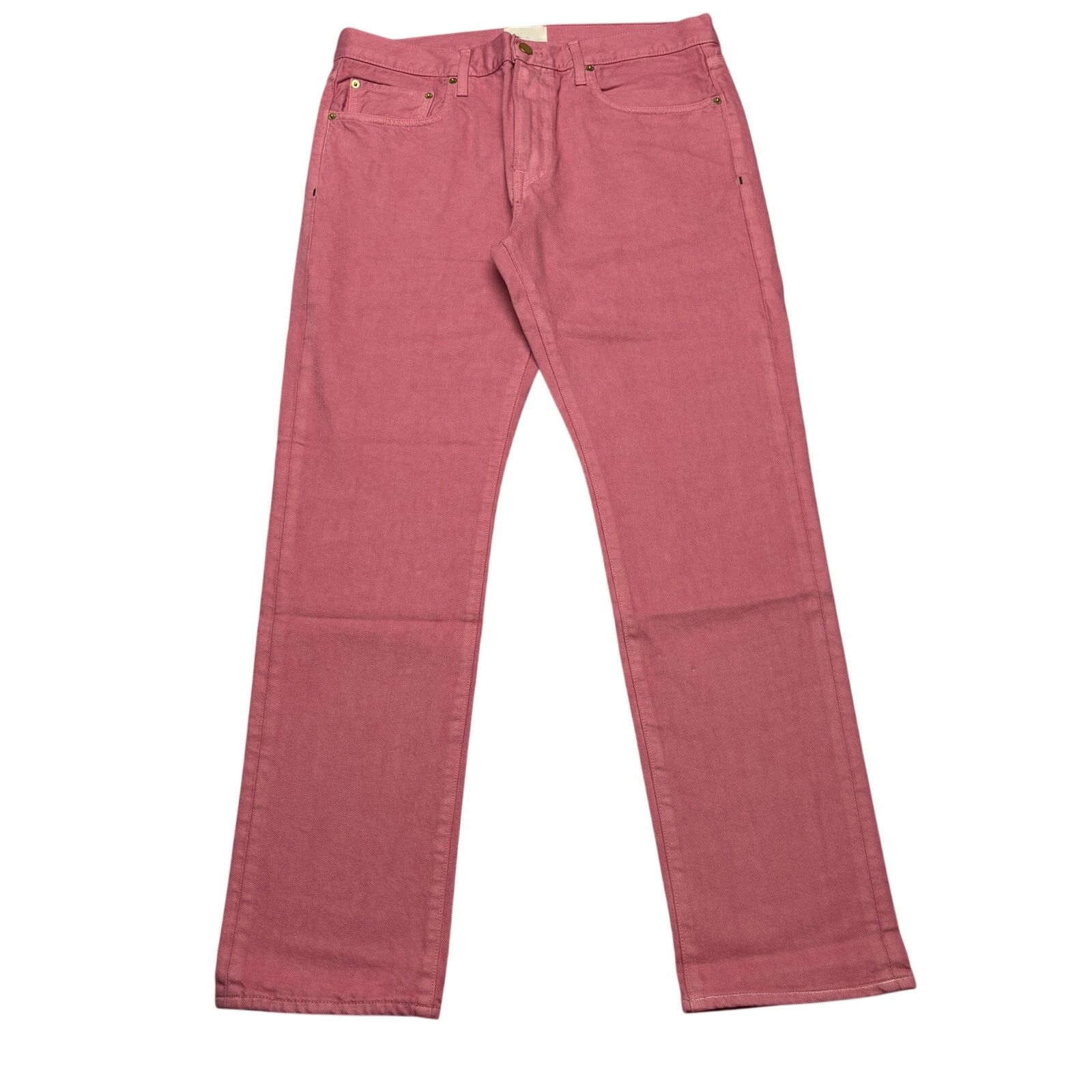 Sid Mashburn Sid Mashburn Straight Leg Jeans 32x30 Pink Denim 5 Pocket Size US 32 / EU 48 - 1 Thumbnail