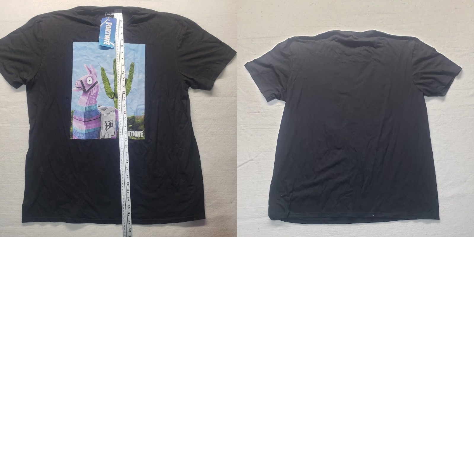 Vintage Fortnite Shirt Womens 2X Black 100% Cotton Officially Licensed T-Shirt Fortnite Theme 90s Pop Culture Vintage Size XXL / US 16-18 / IT 52-54 - 8 Thumbnail