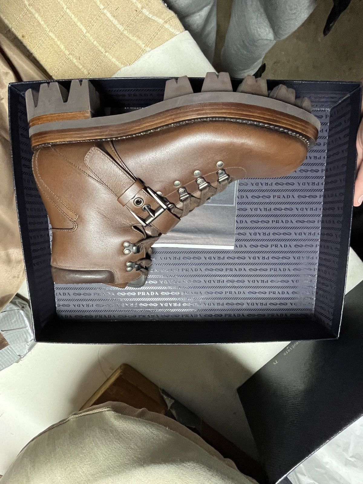 Prada Prada Calzature Uomo Vit Rodeo Boots Size US 7.5 / EU 40-41 - 3 Thumbnail