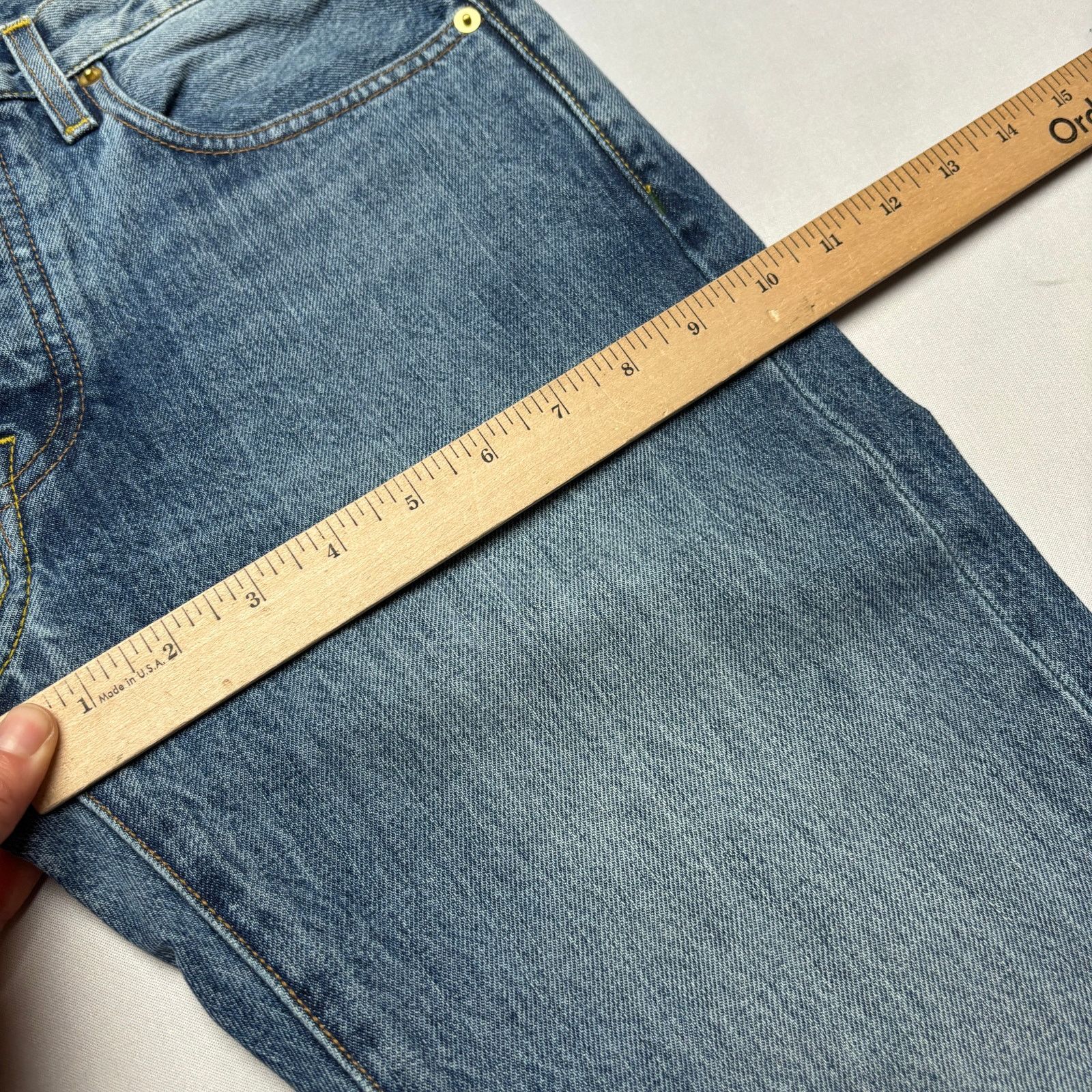 Sid Mashburn $175 Sid Mashburn Slim Straight Jeans 30x30 Made in USA Size US 30 / EU 46 - 6 Thumbnail
