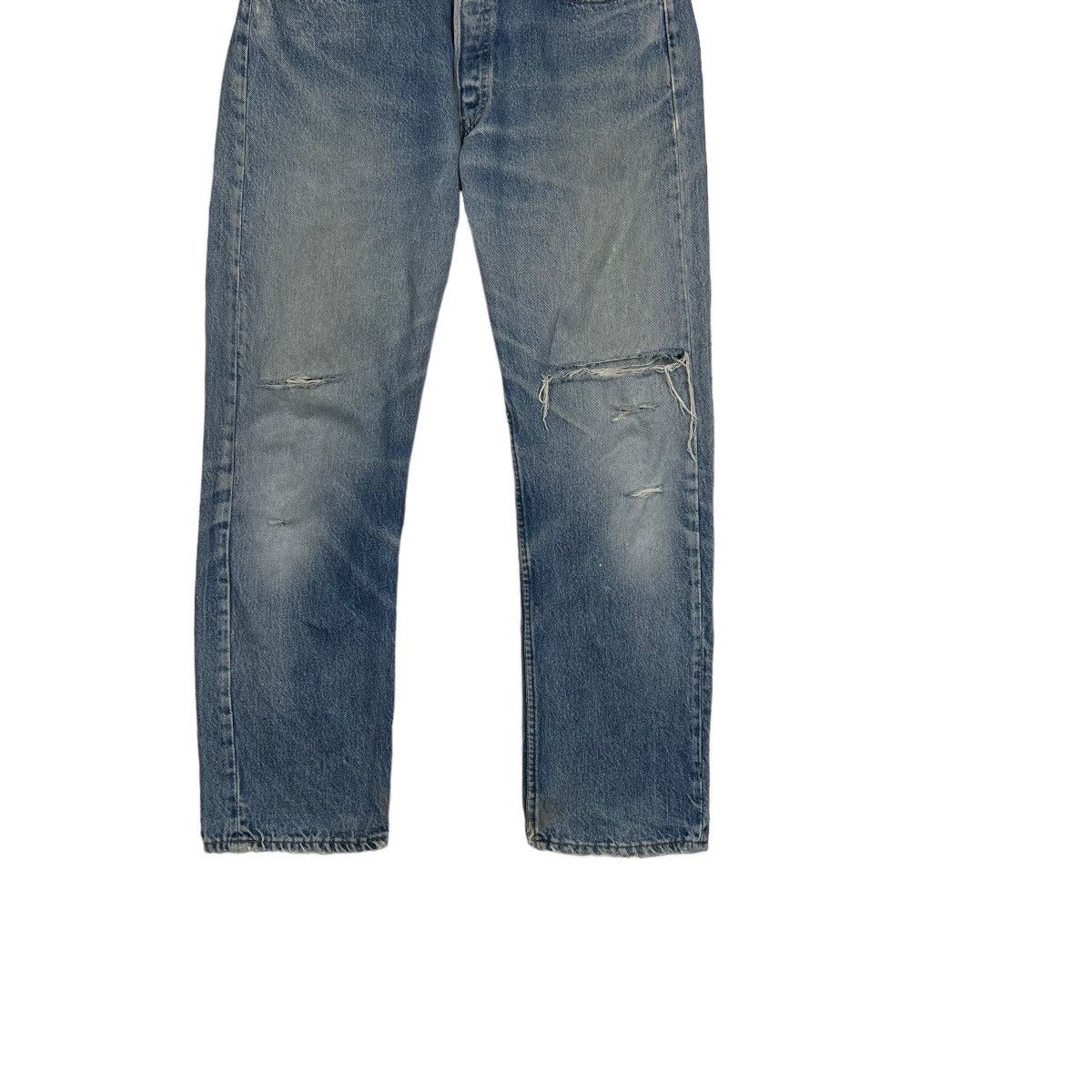 Levi's 🔥80s VINTAGE LEVIS 501 DISTRESS DENIM Size US 32 / EU 48 - 6 Thumbnail
