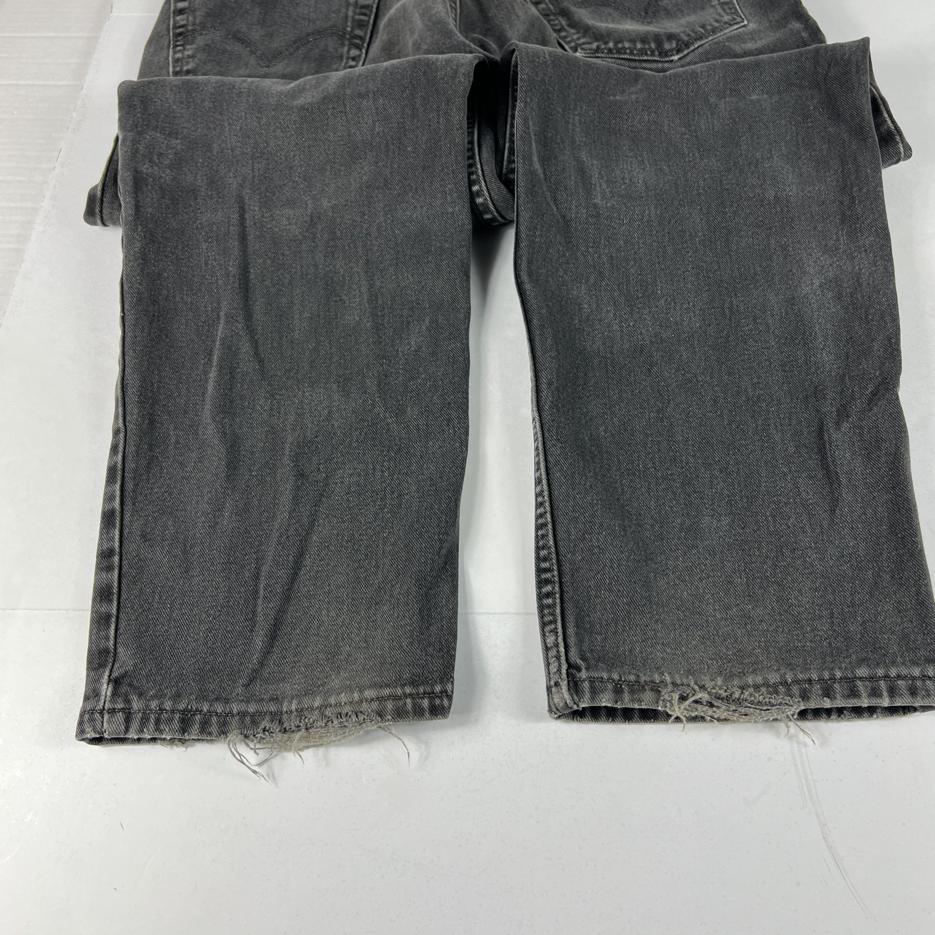 Levi's Y2K Levi's Jeans 550 Relaxed Black Faded Cotton Denim USA Size US 34 / EU 50 - 3 Thumbnail