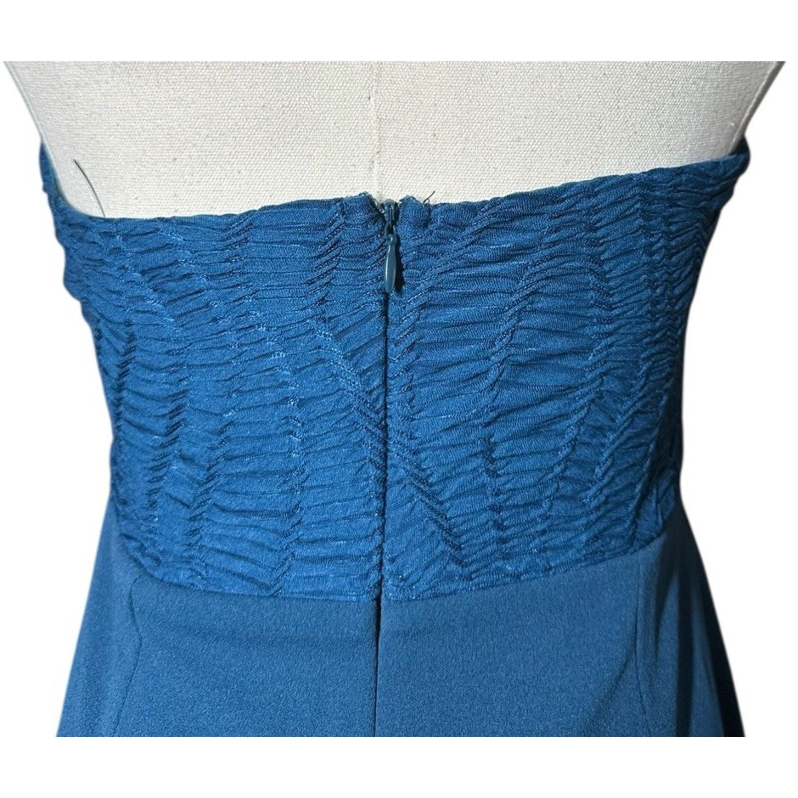 Other Lulus Passionate Aura Teal Blue Strapless Midi Dress Sz M Size M / US 6-8 / IT 42-44 - 8 Thumbnail
