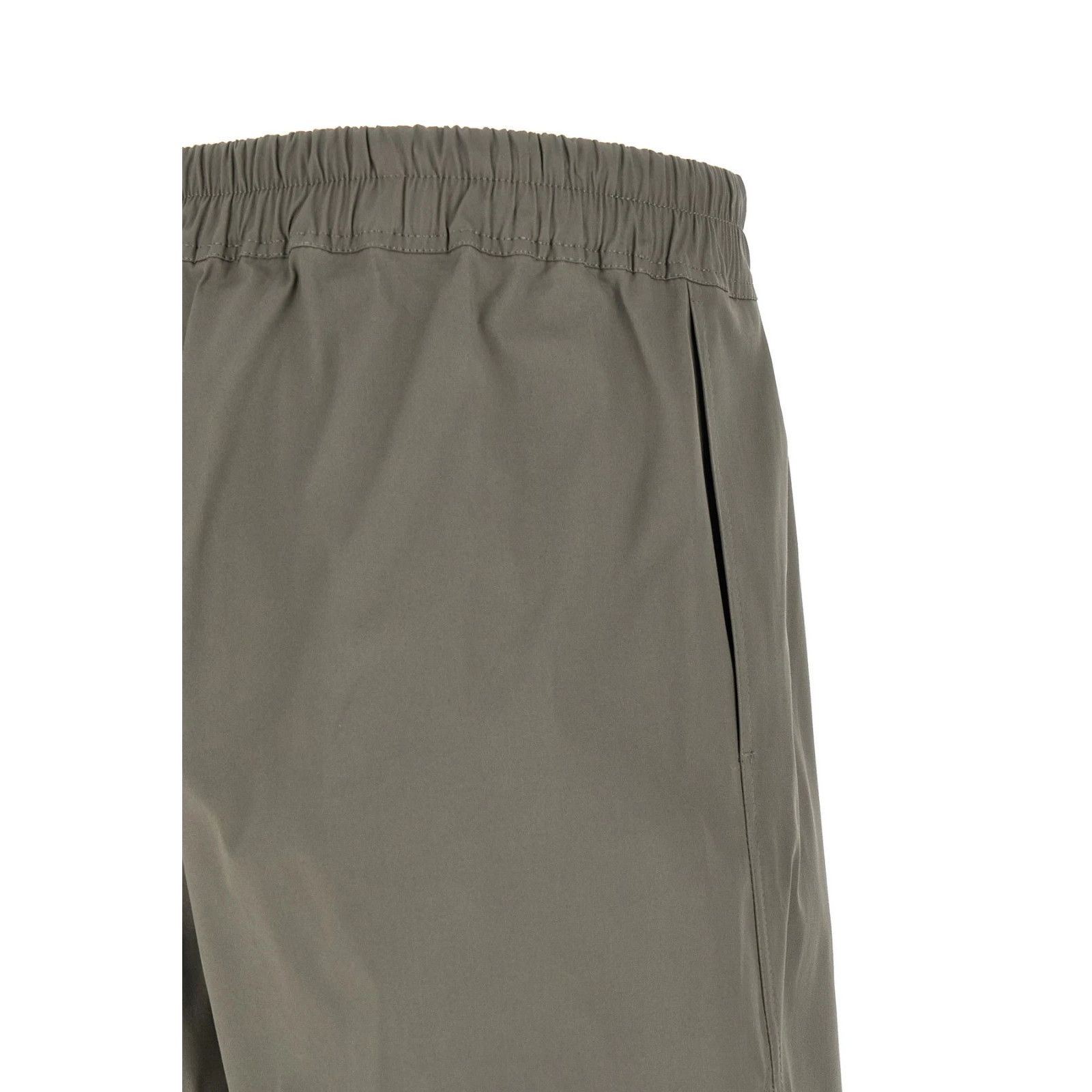 RICK OWENS Gray Cotton Bermuda Shorts New & Authentic (Men\'s