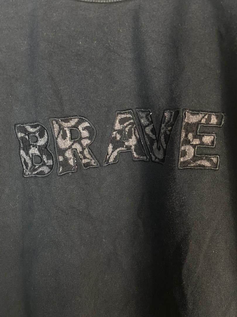 Japanese Brand Brave spellout long sleeve tshirt by backs Size M / US 6-8 / IT 42-44 - 4 Thumbnail