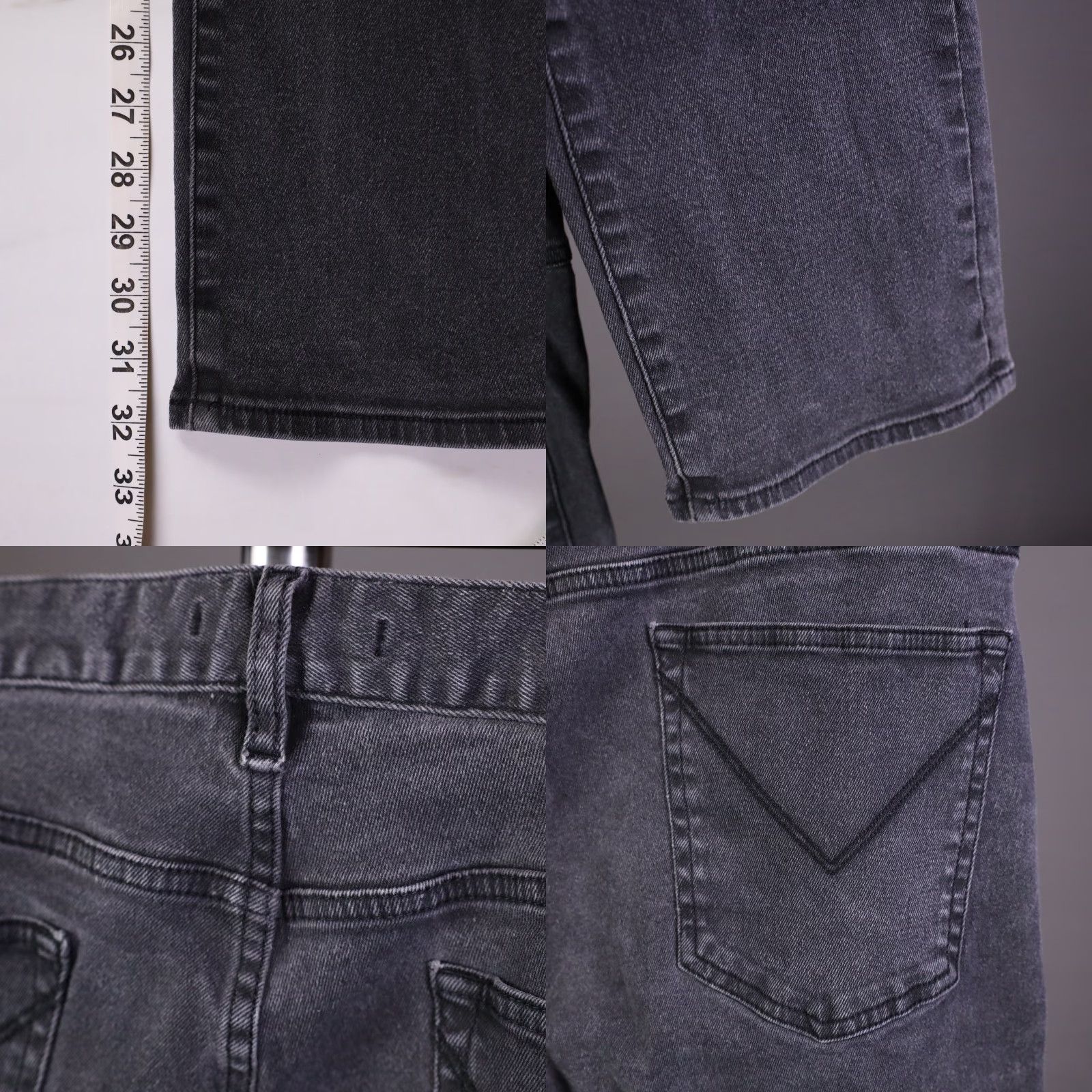 John Varvatos John Varvatos Jeans Mens 36 Black Washed Slim Straight 5 Pocket Denim USA Size US 36 / EU 52 - 8 Thumbnail