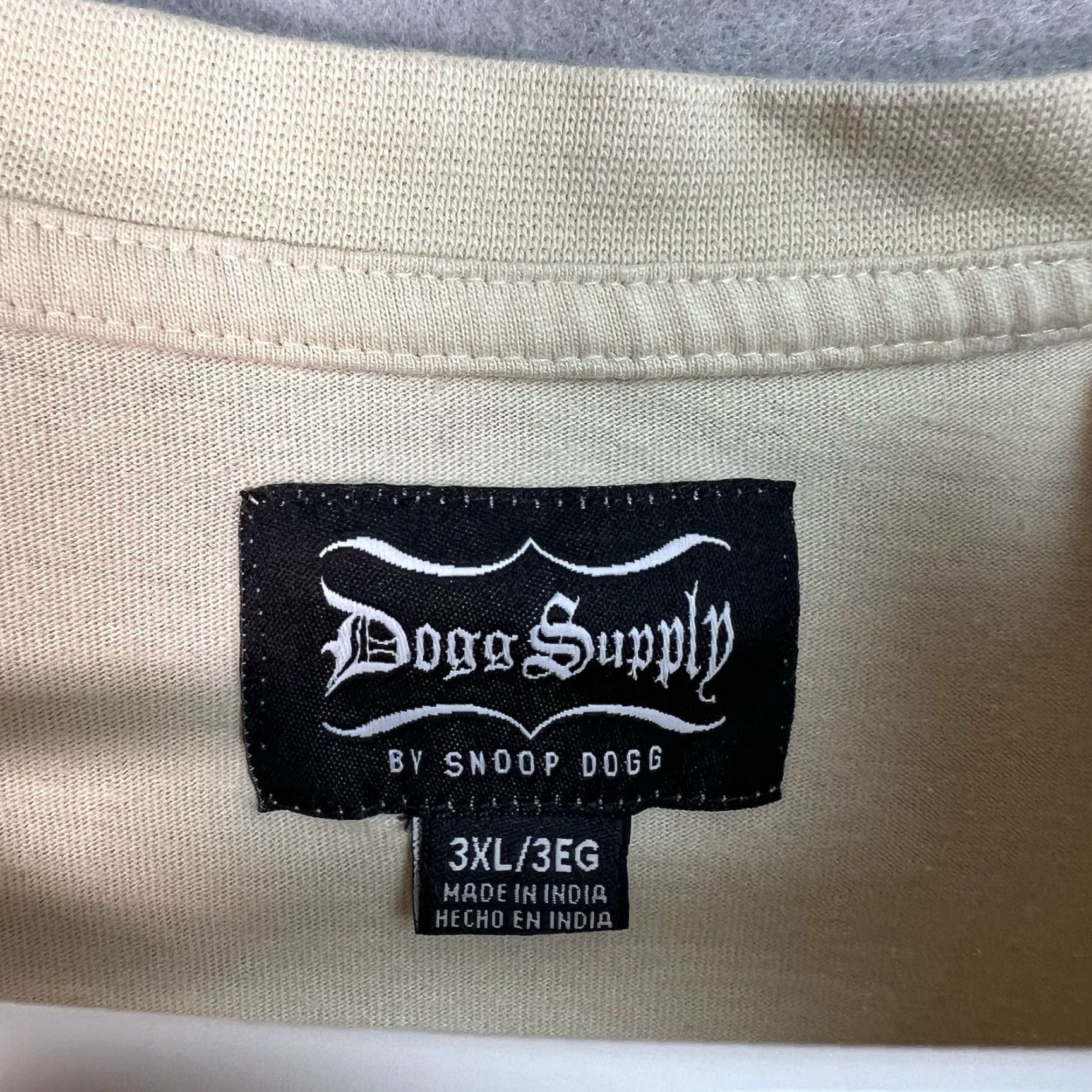Vintage VINTAGE Dogg Supply Snoop Dogg Rap Tee T Shirt 3XL Ivory Mens Size US XXL / EU 58 / 5 - 6 Thumbnail