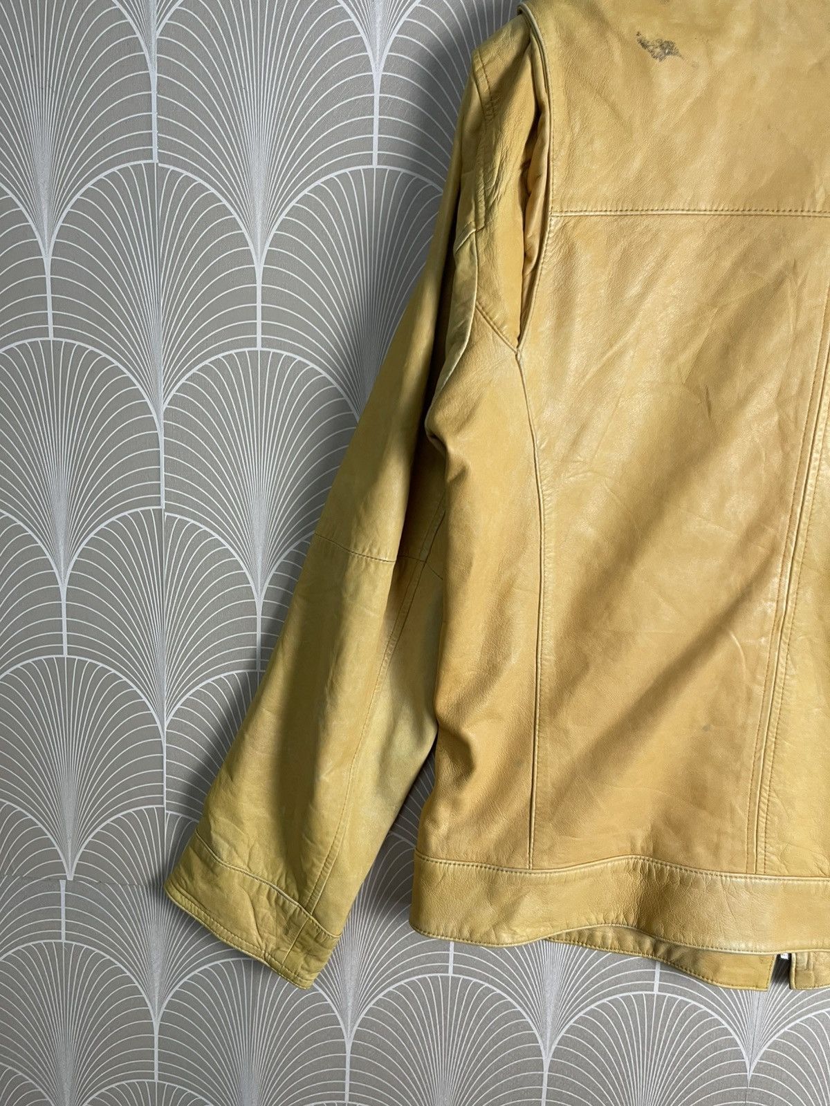 Designer × Japanese Brand × Vintage VINTAGE BARASSI MILANO LEATHER CHORE JACKET RARE Size US M / EU 48-50 / 2 - 12 Thumbnail