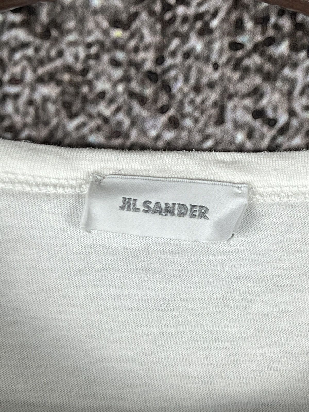 Designer × Jil Sander 2012 Jil Sander Fish Bottle Graphic Tee Made in Italy white Size US M / EU 48-50 / 2 - 6 Thumbnail