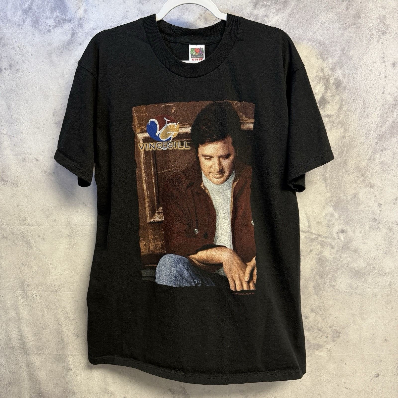 Band Tees Vintage 90s Vince Gill Band Tour Shirt Men’s XL 22.5x30 Blac Size US XL / EU 56 / 4 - 1 Thumbnail