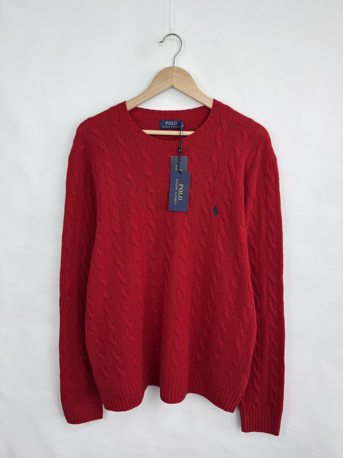Polo Ralph Lauren 🇺🇸 NEW❗️ Y2K Ralph Lauren Merino Wool Knitted Sweater Rare Size US XL / EU 56 / 4 - 3 Thumbnail