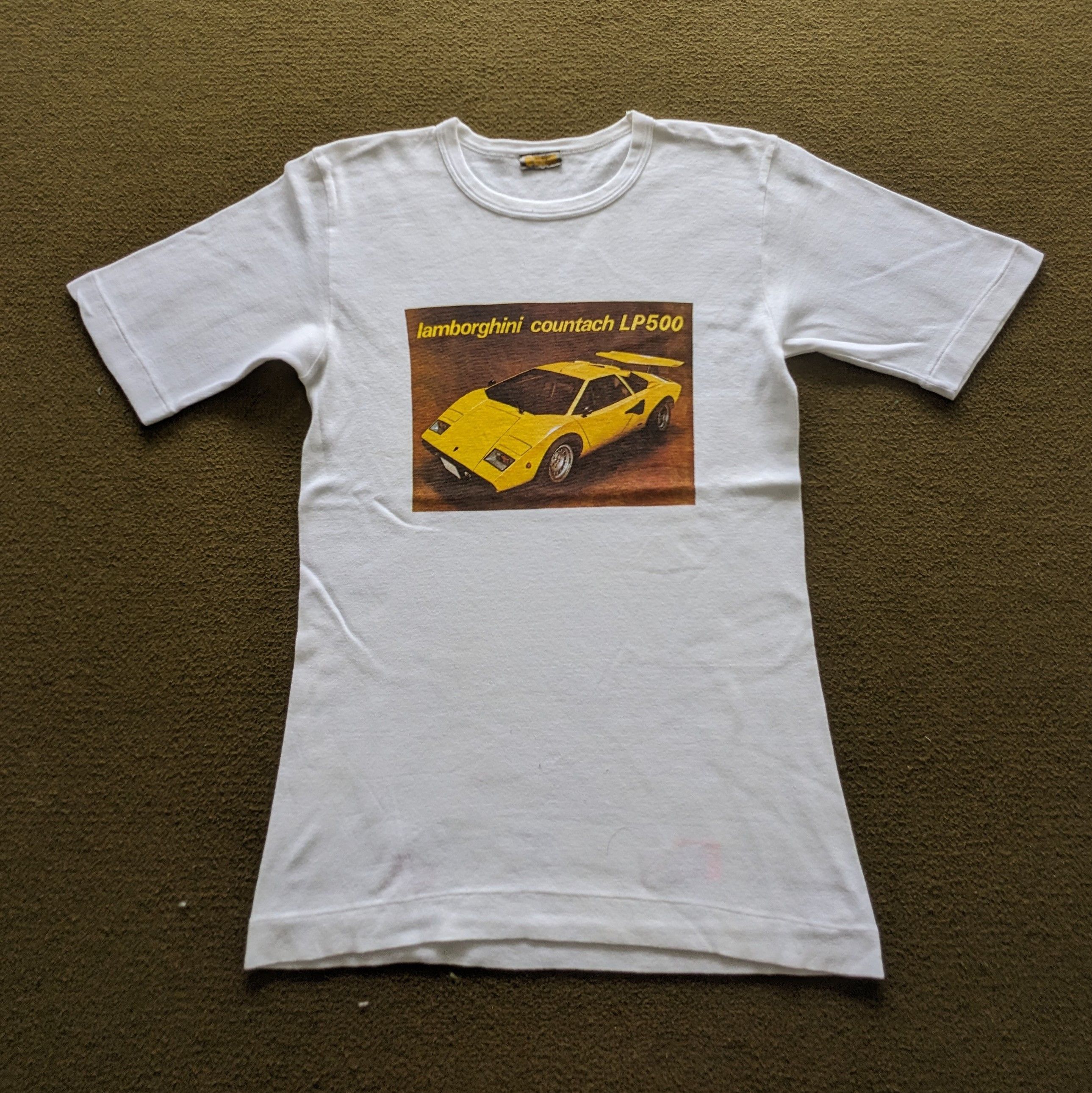 Vintage Vintage 90's Lamborghini Countach LP500 Classic Car T-shirt Size US XS / EU 42 / 0 - 1 Thumbnail