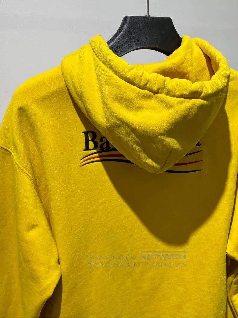 Balenciaga Balenciaga Coca-Cola Embroidered Logo Yellow Hoodie Sweats Size US M / EU 48-50 / 2 - 9 Thumbnail