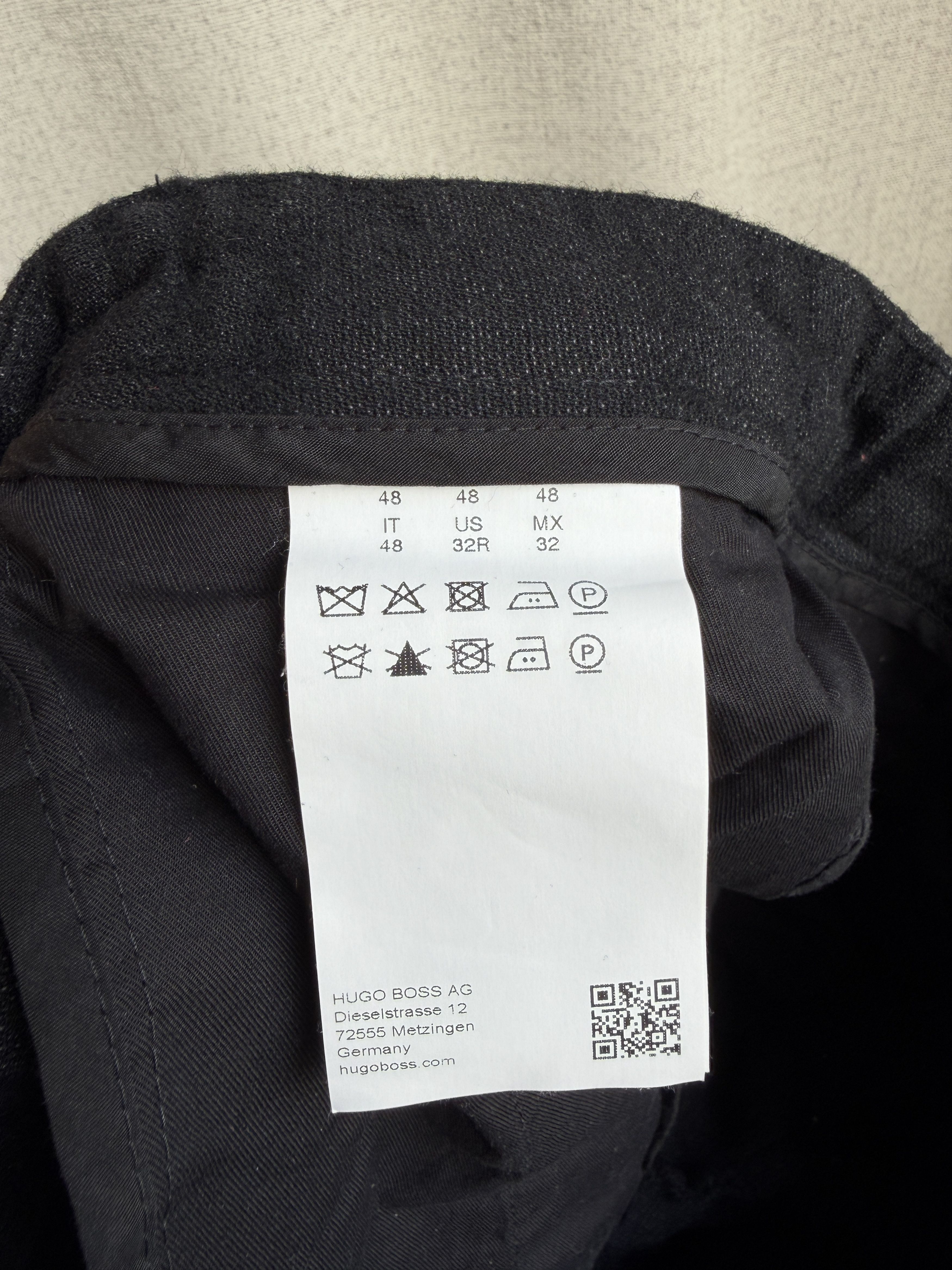 Hugo Boss Hugo Boss Black Wool Trousers Classic Pants Size US 30 / EU 46 - 7 Thumbnail