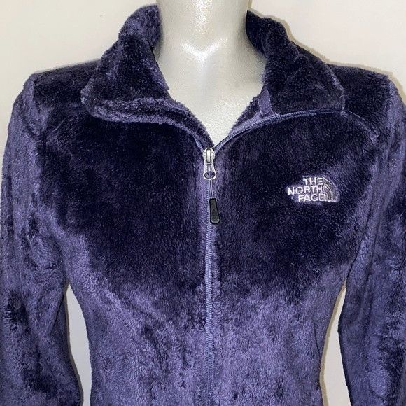 Women's THE NORTH FACE Purple Osito Fleece Full Zip Jacket, Size XS