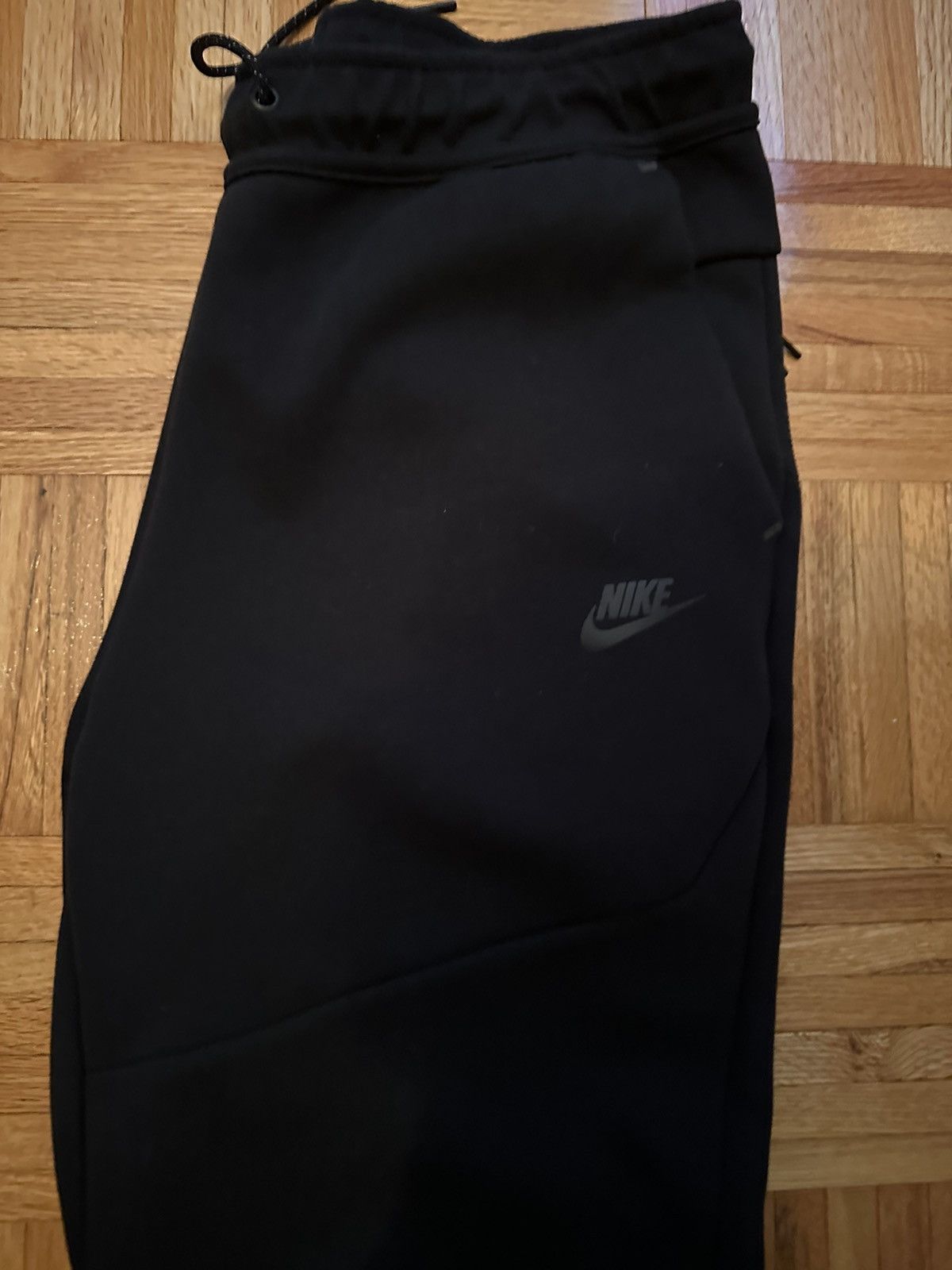 black nike tech joggers new season