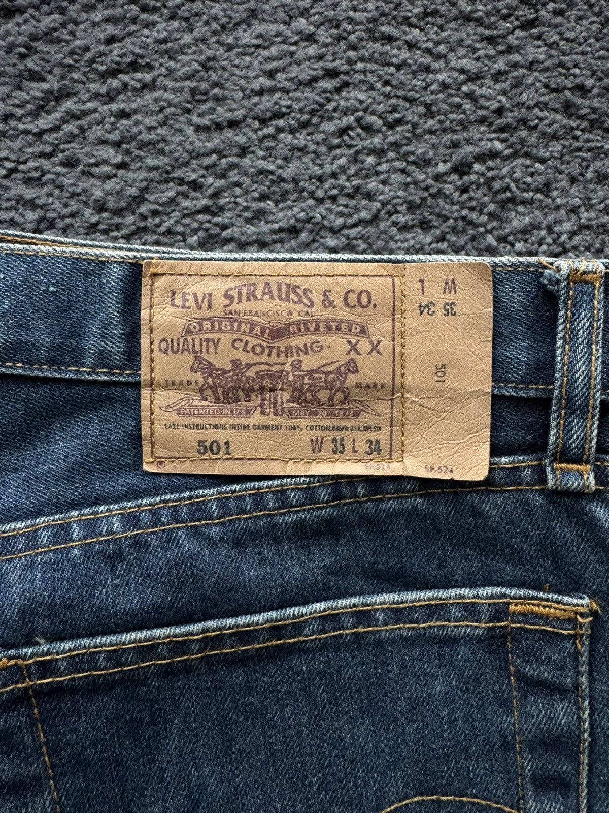 Levi's Vintage Clothing × Vintage Levi’s vintage 501 denim jeans 👖 Size US 35 - 15 Thumbnail