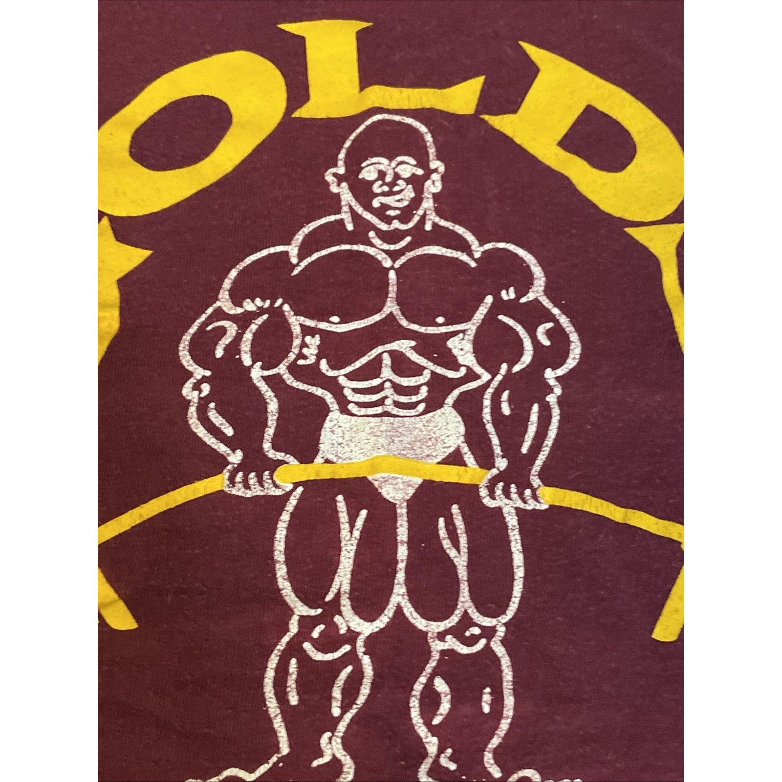 Other 80s Golds Gym California mens small maroon t shirt stedman Size US S / EU 44-46 / 1 - 3 Thumbnail