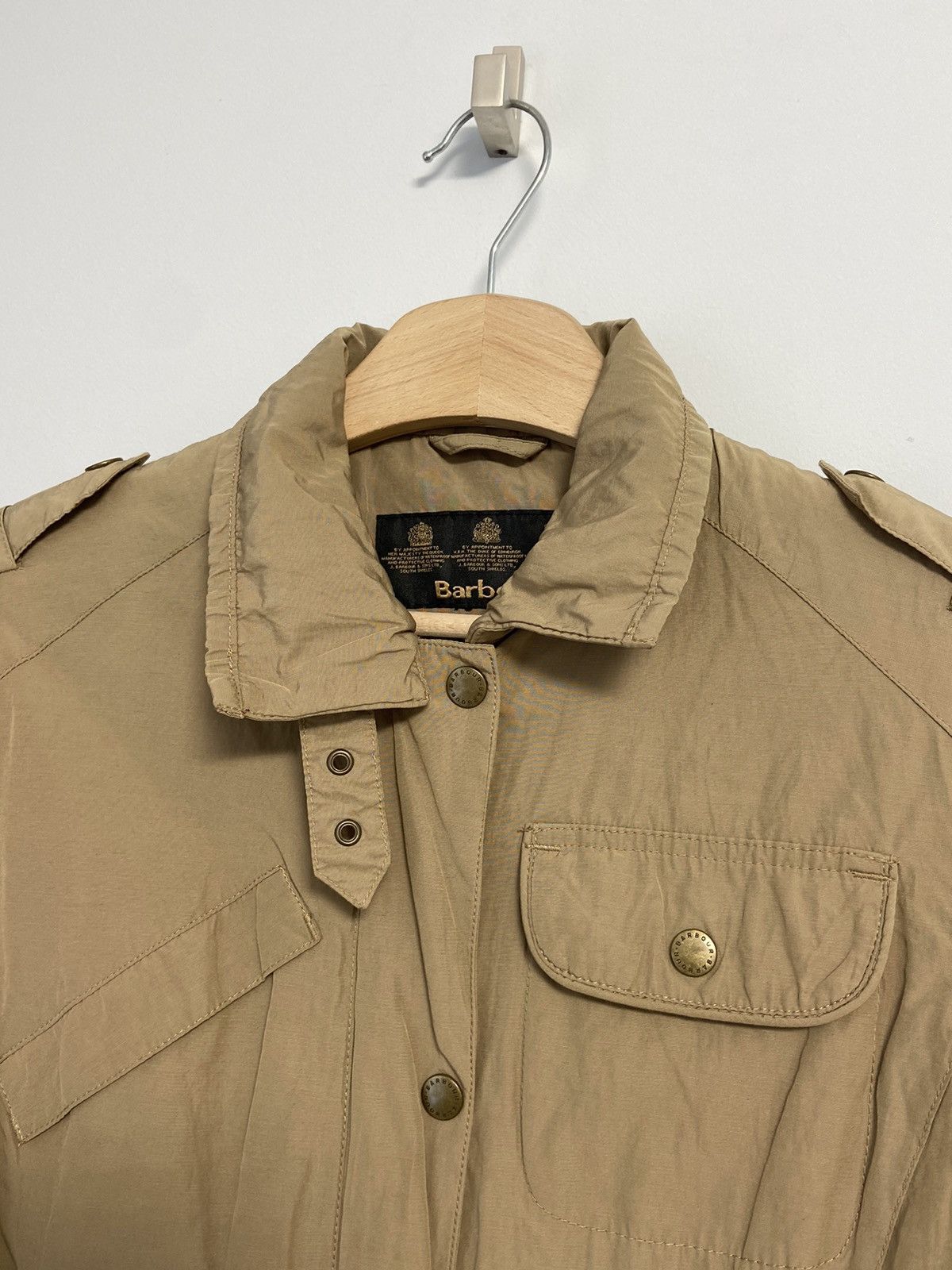 Barbour Barbour Ladies Steel Amelia Classic Field Jacket Size M / US 6-8 / IT 42-44 - 4 Thumbnail