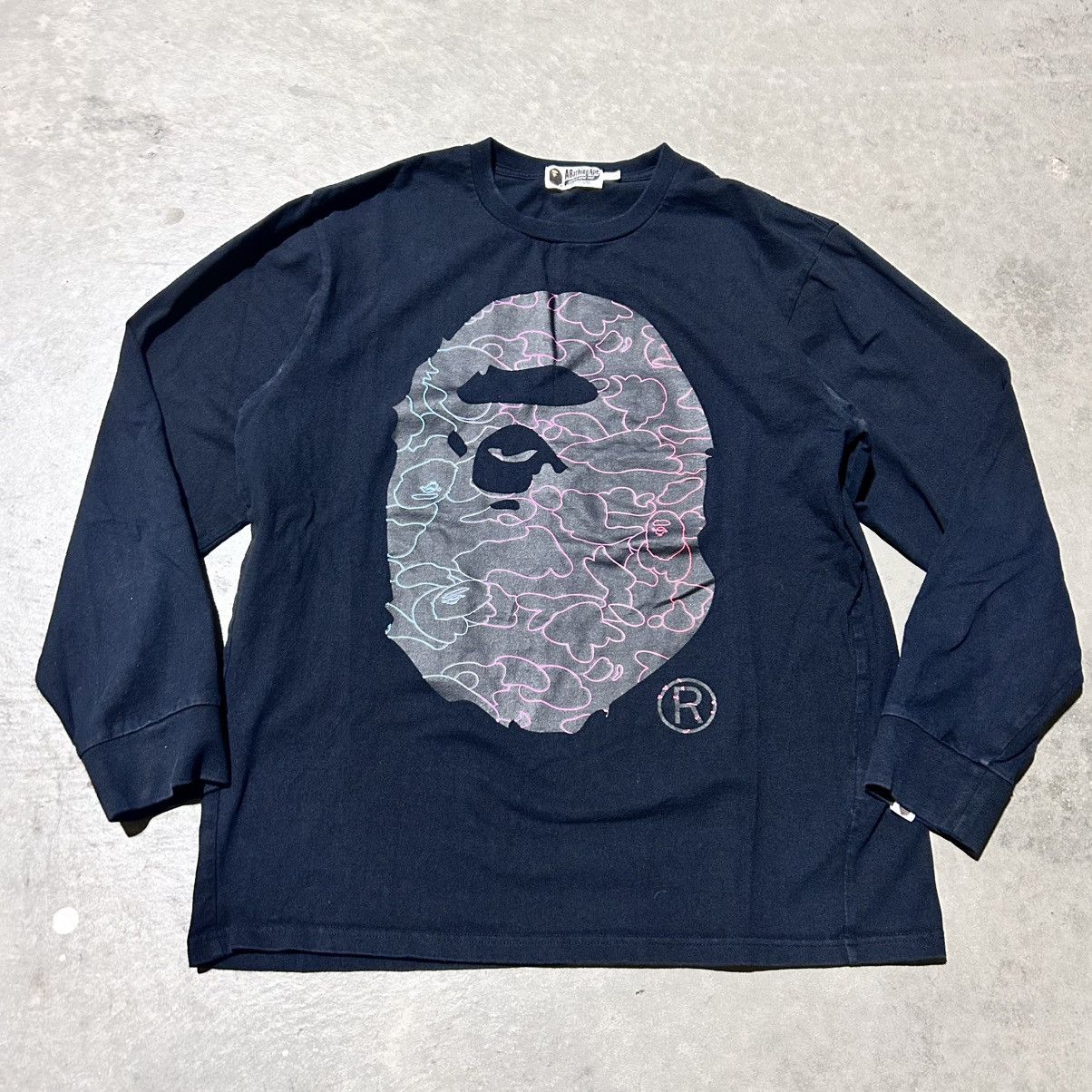 Bape Neon Pencil Camo Long Sleeve Tee Size US L / EU 52-54 / 3 - 1 Thumbnail