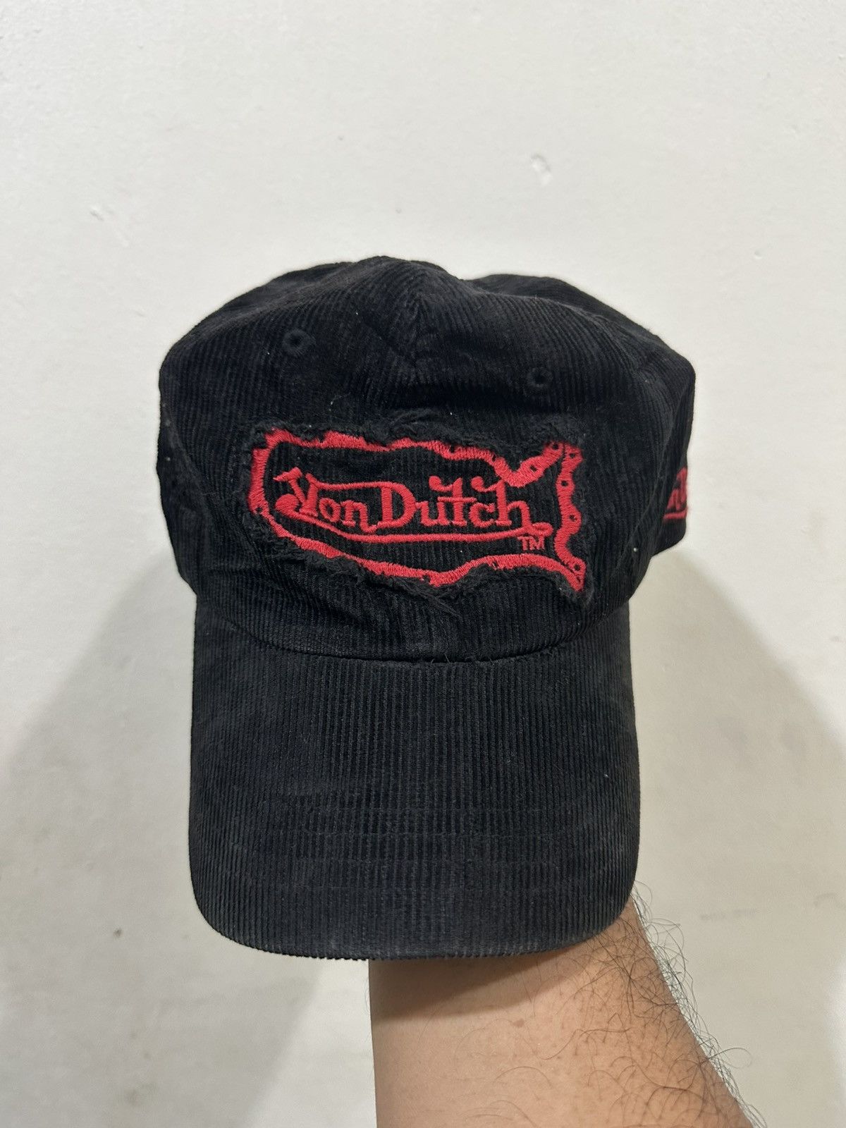 Von Dutch VTG Distress Corduroy Von Dutch Hat Size ONE SIZE - 2 Thumbnail