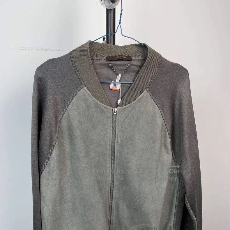 Louis Vuitton Louis Vuitton Lime-green fleece patchwork zip-up jacket Size US XXL / EU 58 / 5 - 3 Thumbnail