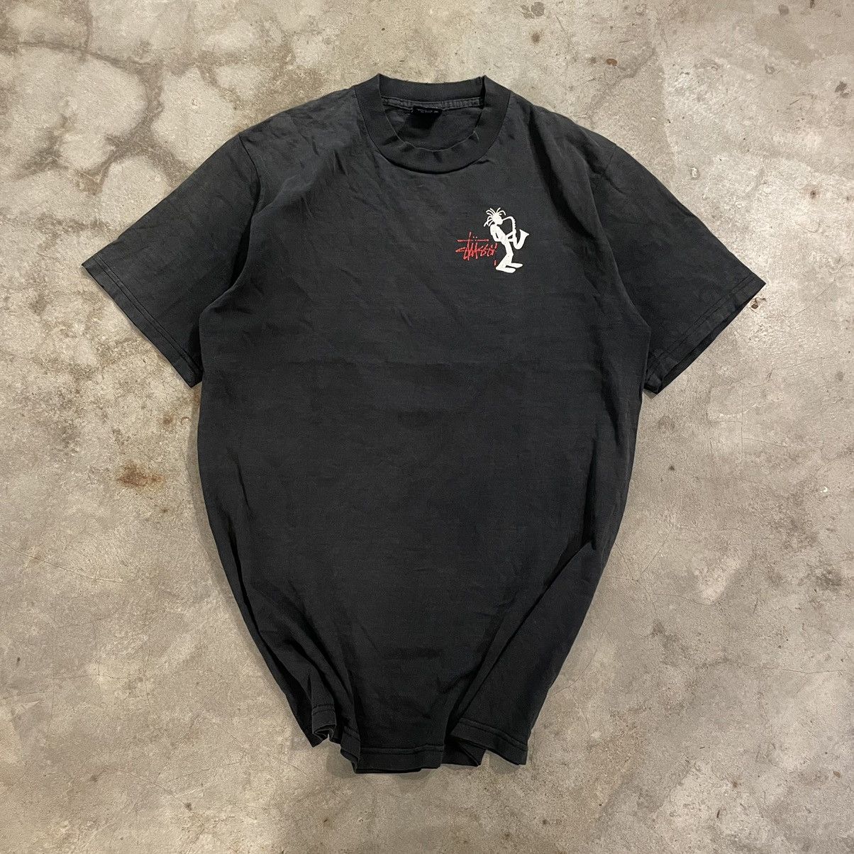 image of 90’S Stussy Rasta in Black, Men's (Size Medium)