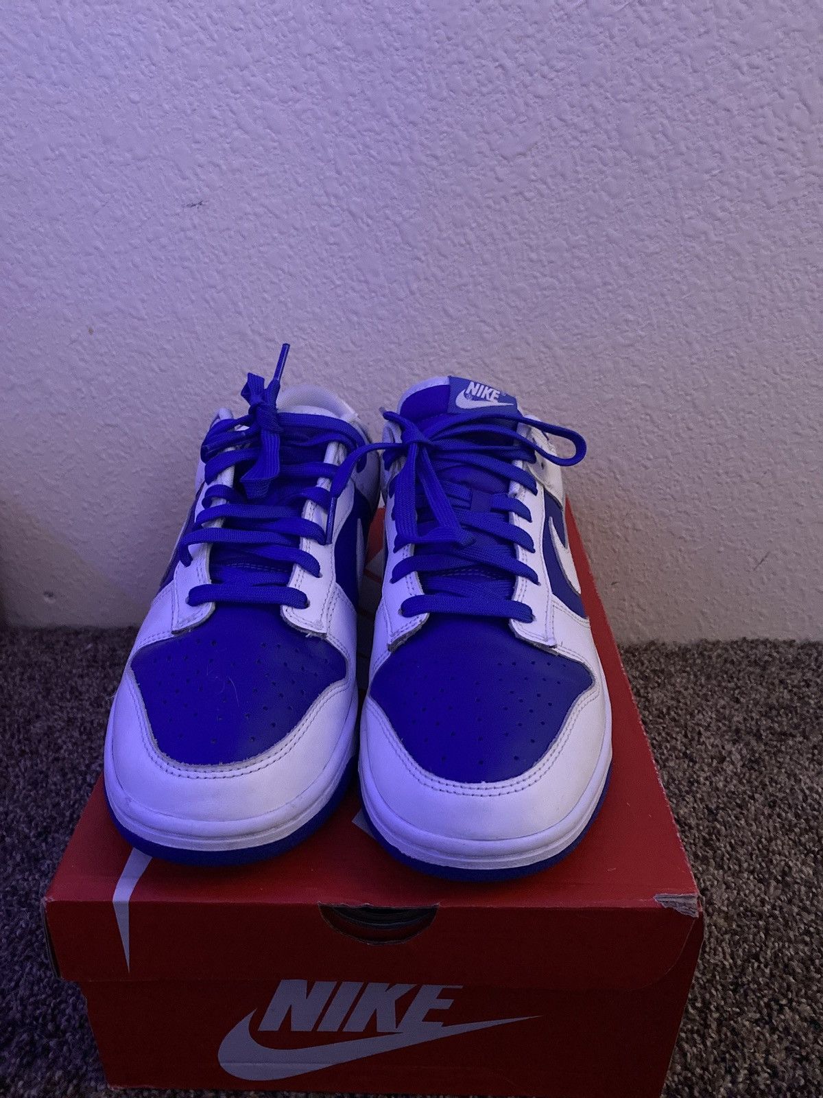 Nike Nike Dunk Racer Blue White Size US 10.5 / EU 43-44 - 5 Thumbnail