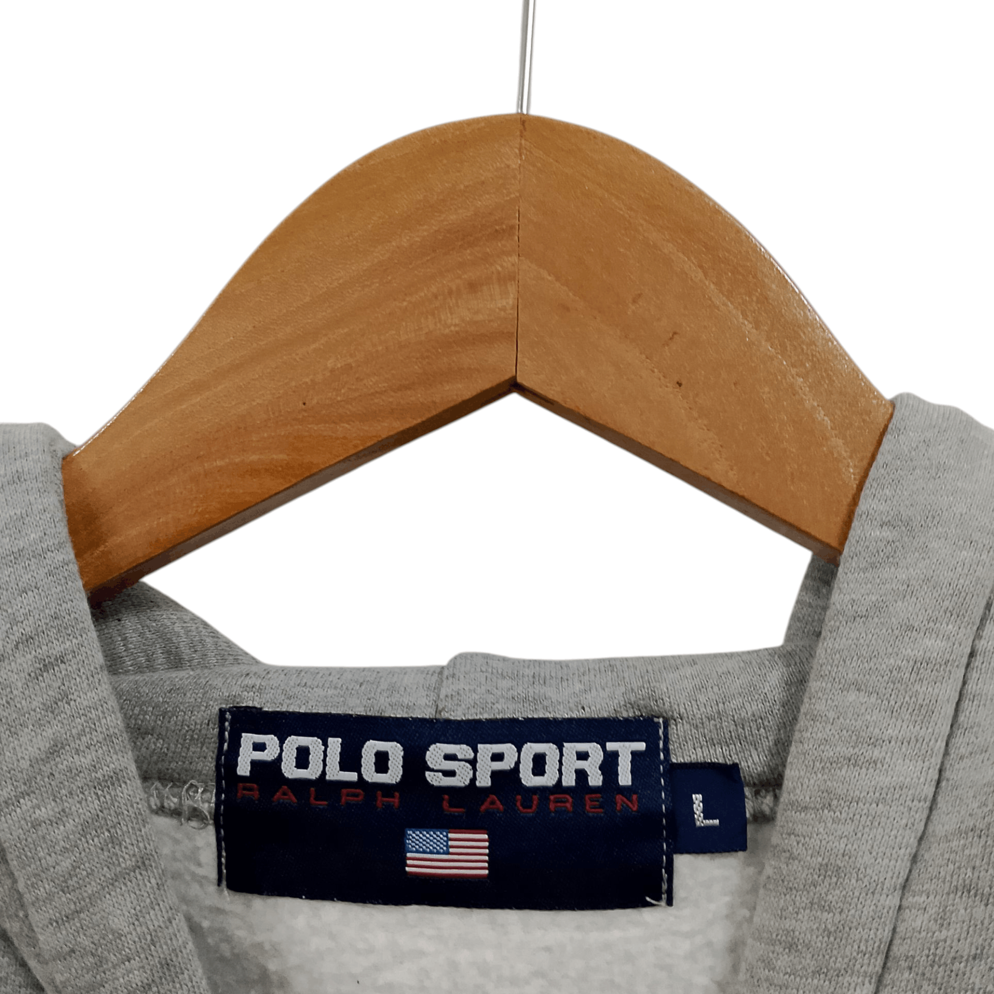 Polo Ralph Lauren Vintage Polo Sport Ralph Lauren Sun Faded Gray Hoodie Size US L / EU 52-54 / 3 - 3 Thumbnail