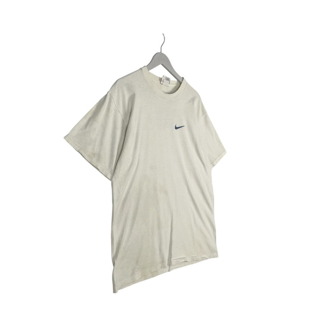 Designer × Vintage vintage Nike Just Do It Block White / Navy Blue / Yellow Size US M / EU 48-50 / 2 - 3 Thumbnail