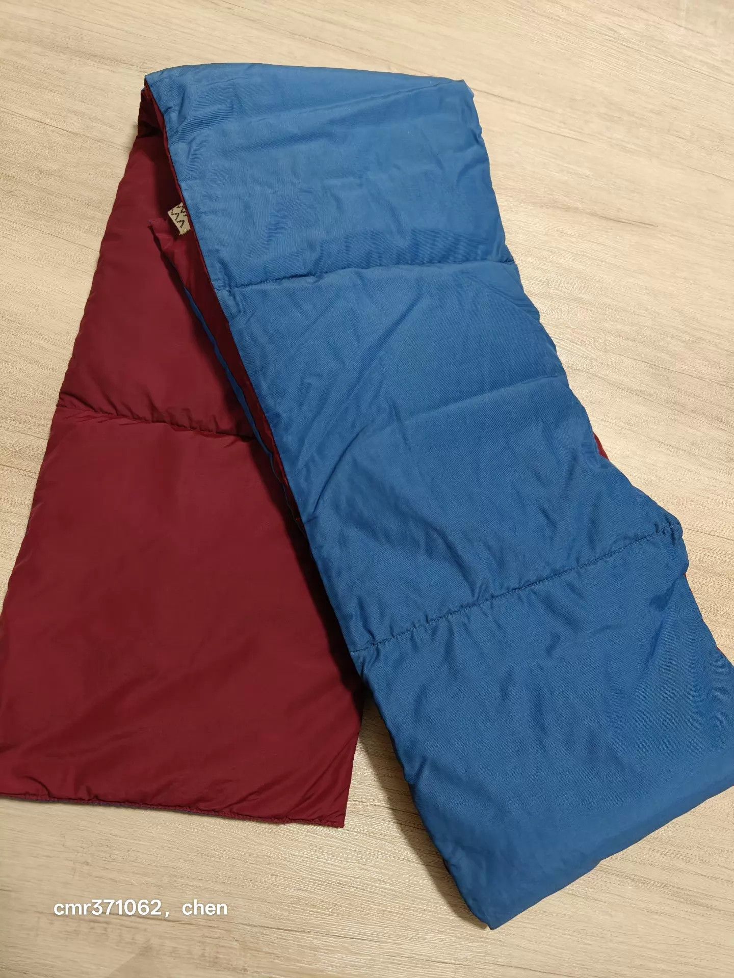 Visvim VISVIM 19AW SPOT DOWN MUFFLER OVERDYE 95 New Blue White Down Size ONE SIZE - 3 Thumbnail