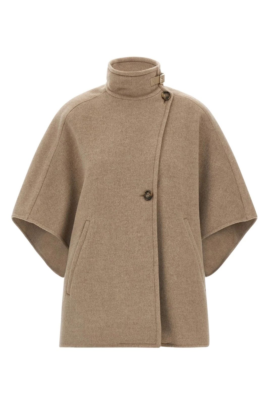 Max Mara MAX MARA Derrik Beige Cashmere Cape New & Authentic Size ONE SIZE - 1 Thumbnail