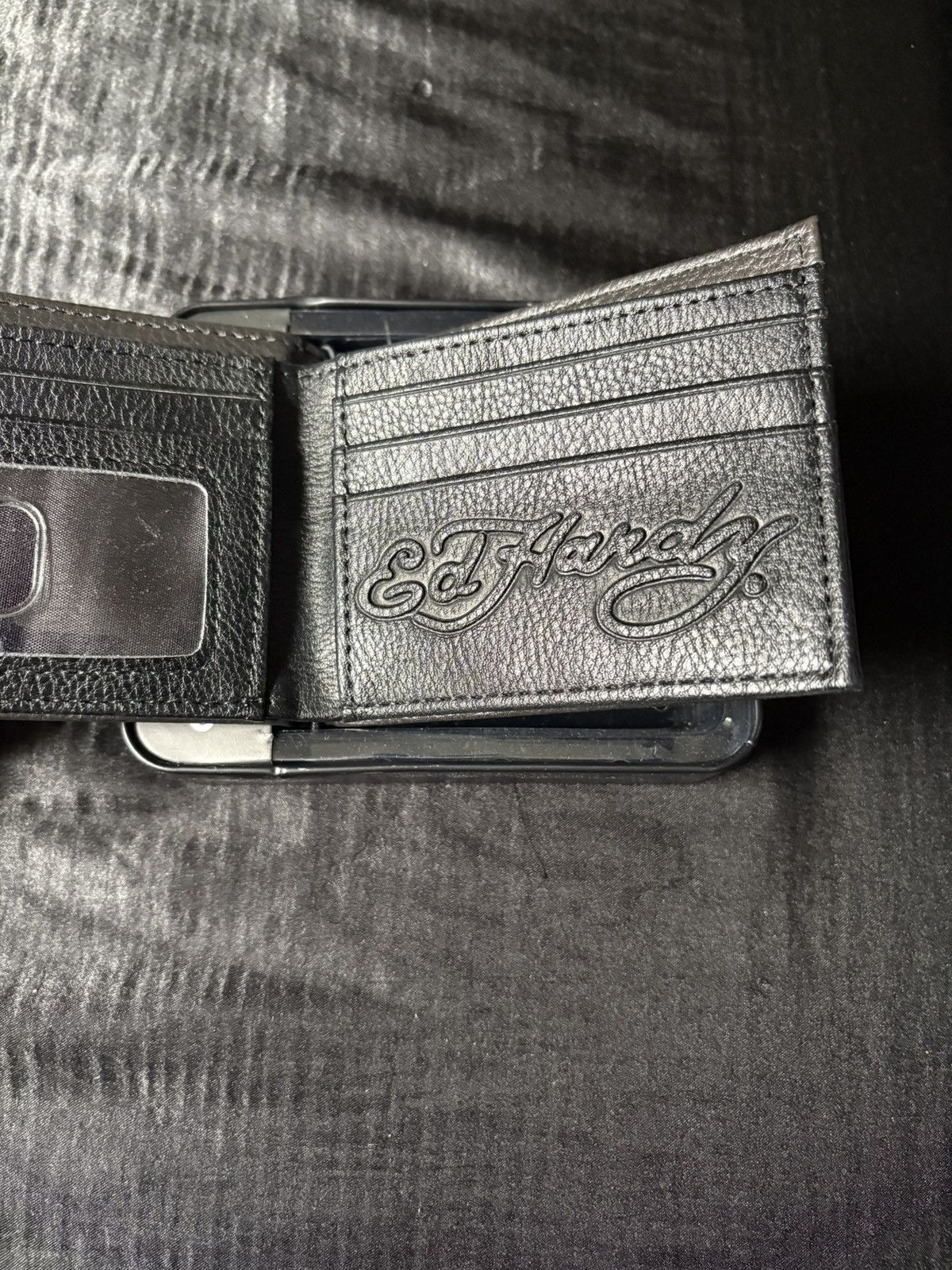 Ed Hardy Ed Hardy Tiger Bifold Black Wallet Size ONE SIZE - 5 Thumbnail