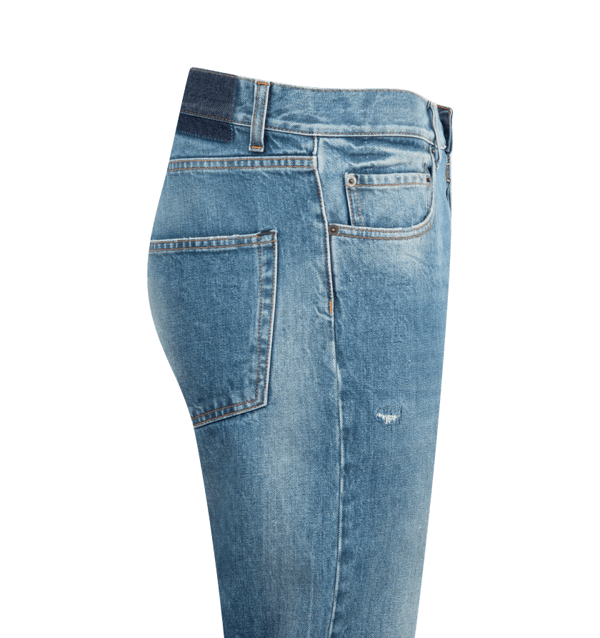 Maison Margiela o1h1sh11225 5 Pocket Jeans in Blue Size US 34 / EU 50 - 3 Thumbnail