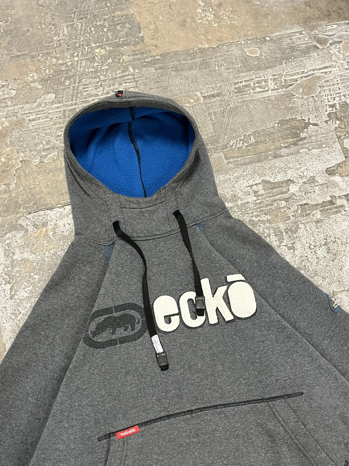 Ecko Unltd. × Vintage Crazy rare y2k ecko streetwear hip hop skater hoodie Size US XL / EU 56 / 4 - 3 Thumbnail