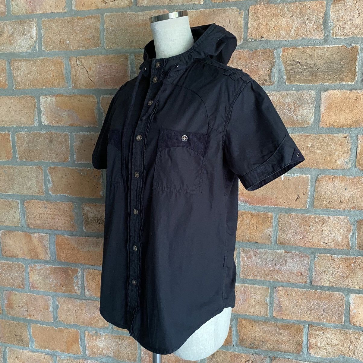 PPFM PPFM Black Short-Sleeve Hoodie Shirt Size US S / EU 44-46 / 1 - 3 Thumbnail